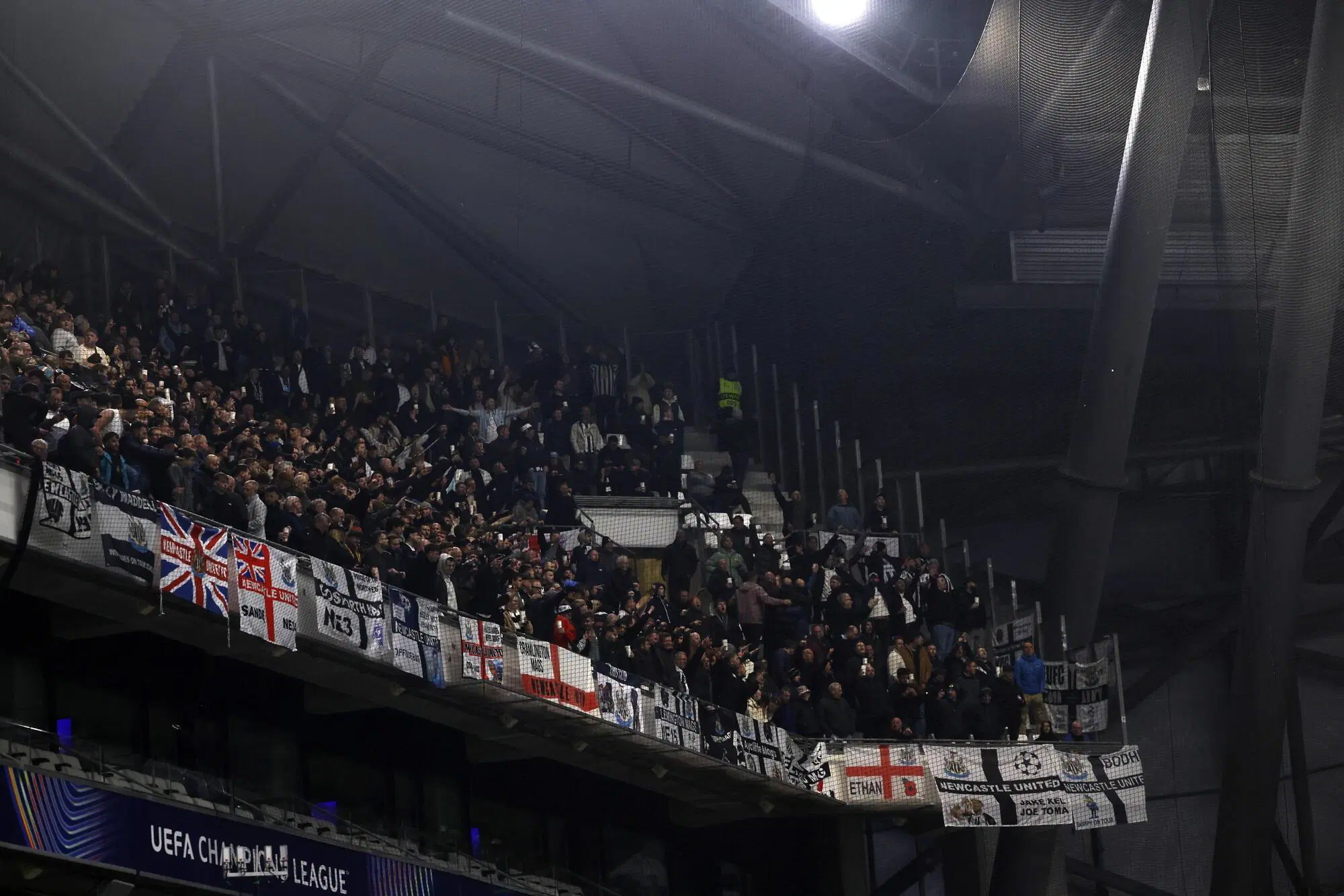 I tifosi del Newcastle a Marsiglia
