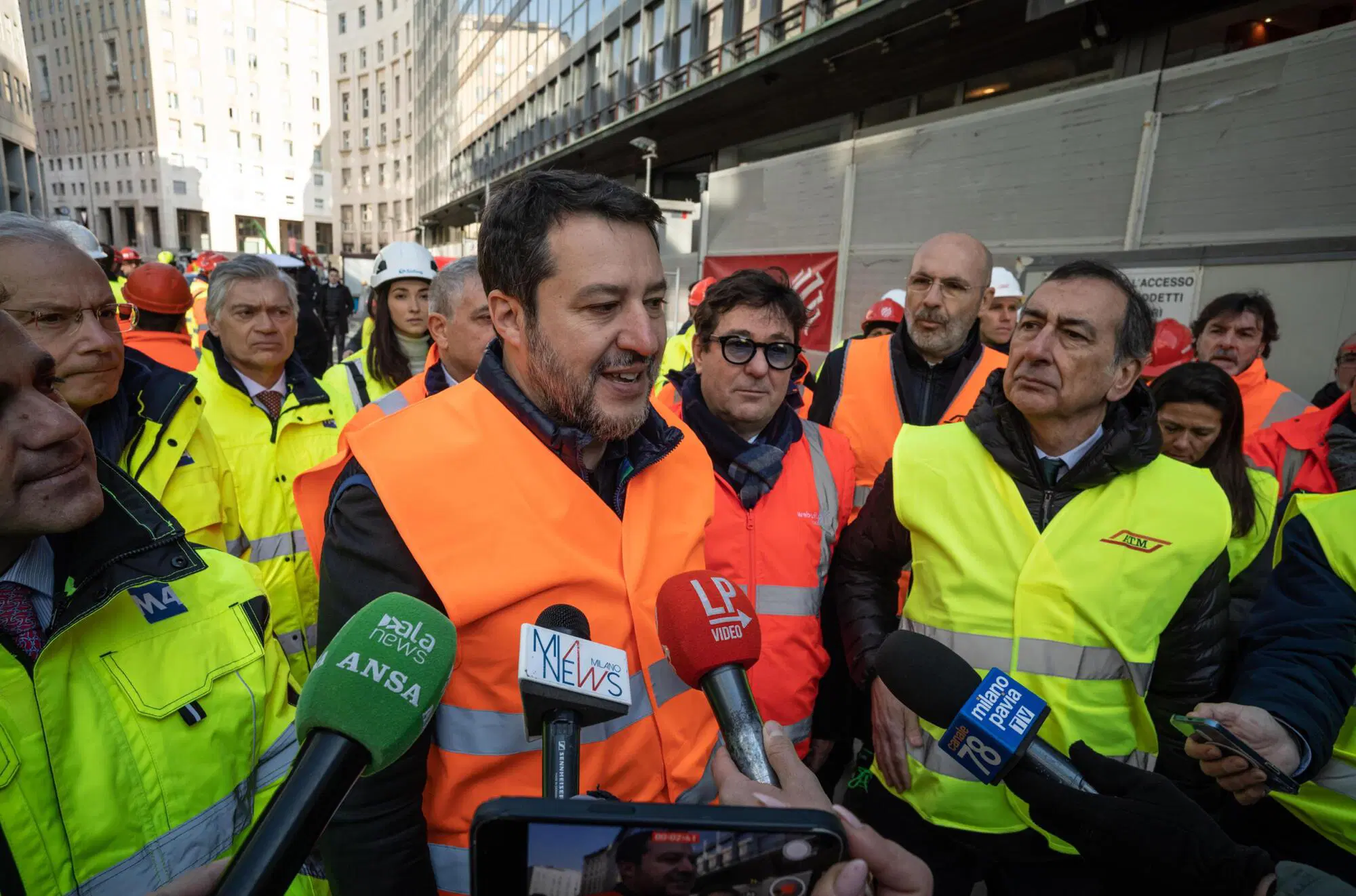Salvini che nel 2023 parlava di Ue che stigmatizza il taglio delle accise Ansa