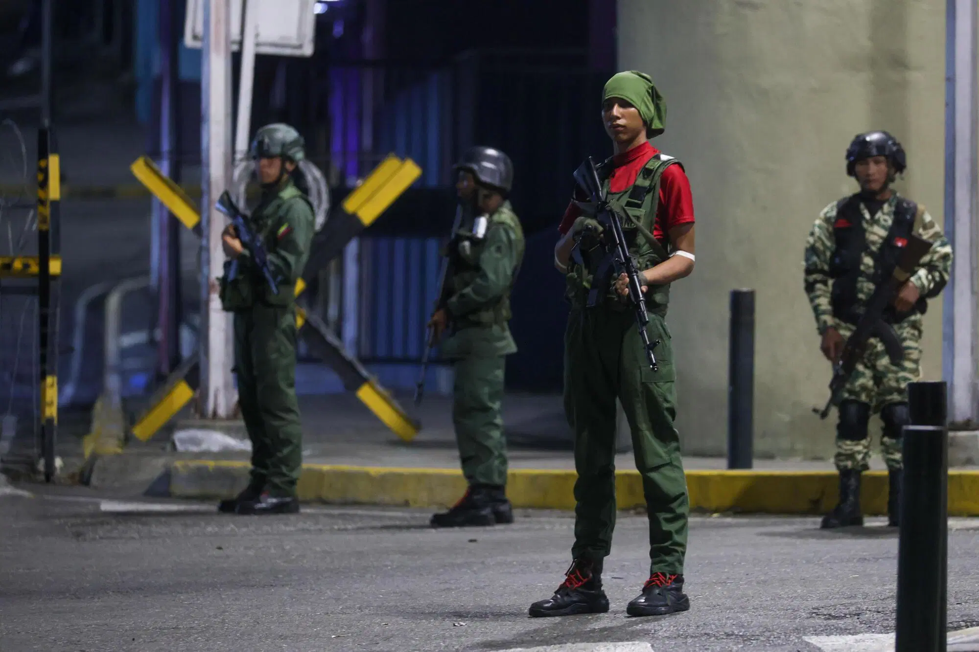 Forze Armate venezuelane schierate dopo l'attacco americano Ansa