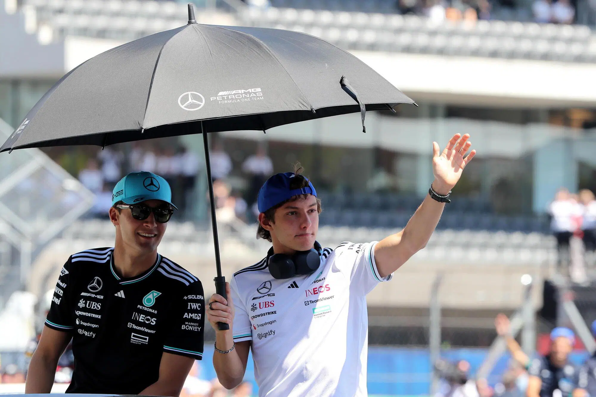 Kimi Antonelli George Russell Mercedes