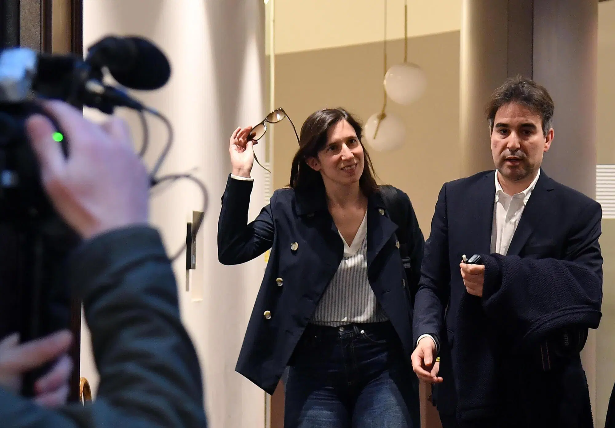 Elly Schlein e Flavio Alivernini Ansa