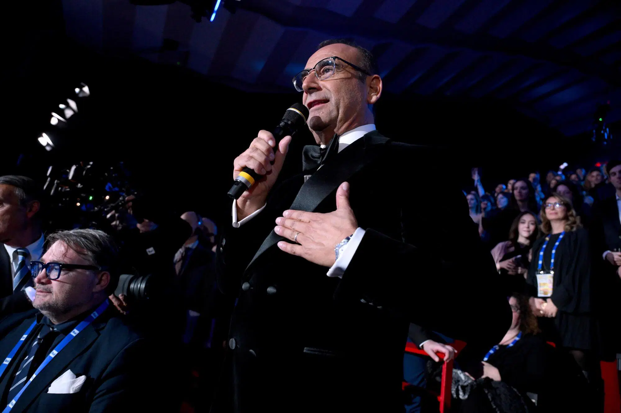 Carlo Conti a Sanremo 2025