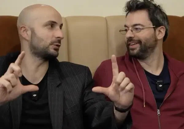 Intervista volante a Tinti e Rapone a Sanremo: &ldquo;Il prossimo ospite a Tintoria? Valentino Rossi. Il nostro sogno? Invitare Daniele Luttazzi. Ges&ugrave; Cristo andrebbe da Gazzoli, da noi verrebbe Giuda&rdquo; 