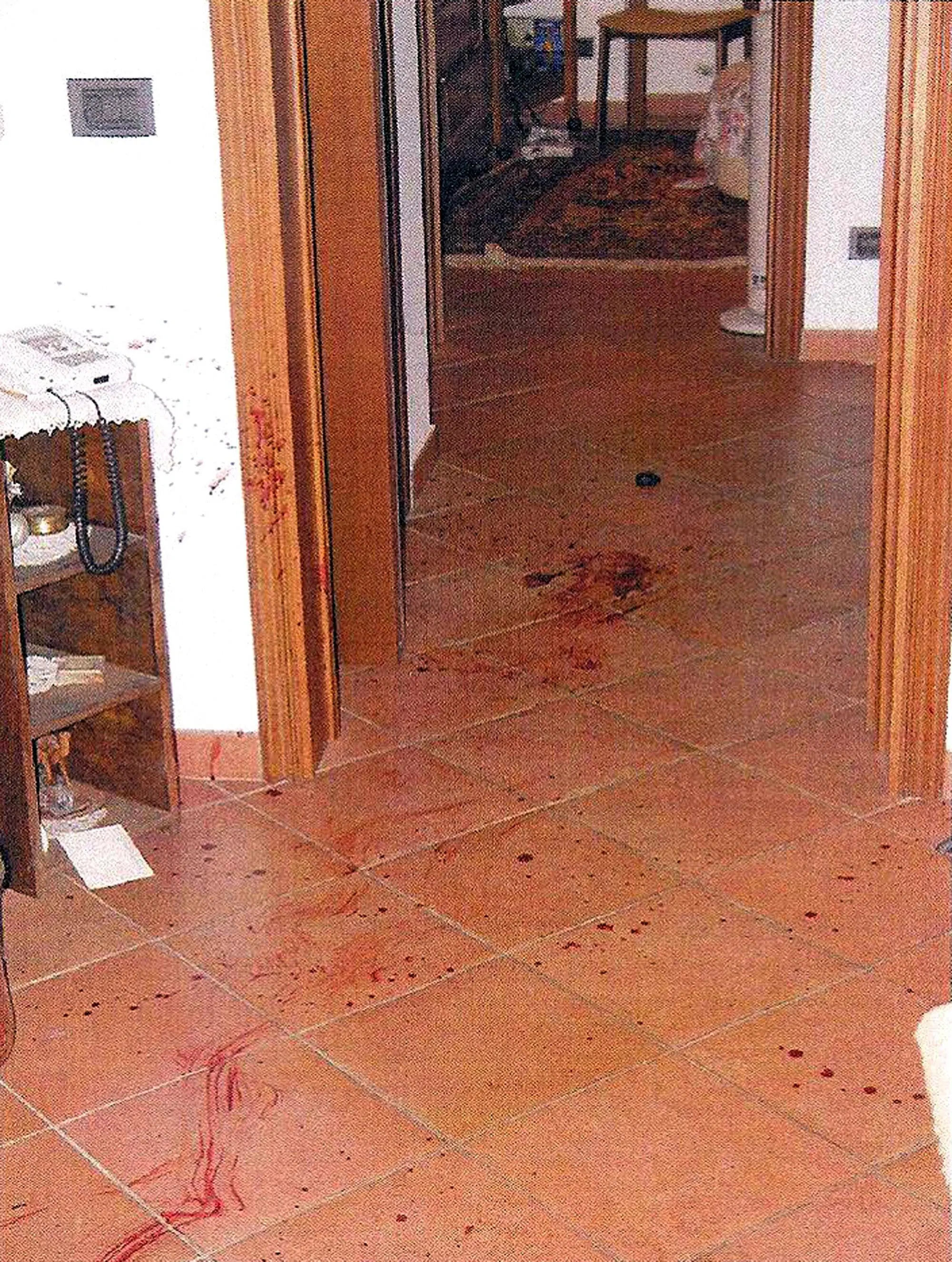 La scena del delitto nella villetta di Garlasco