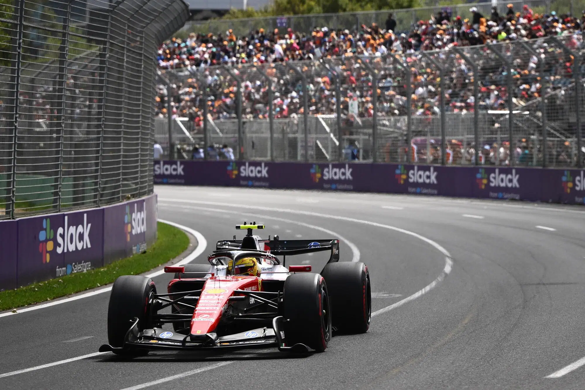 Lewis Hamilton Ferrari Melbourne