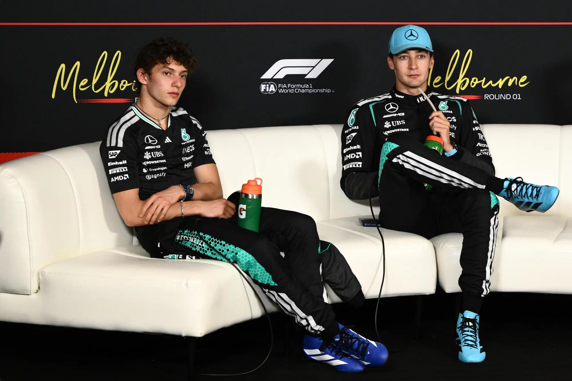 Kimi Antonelli George Russell
