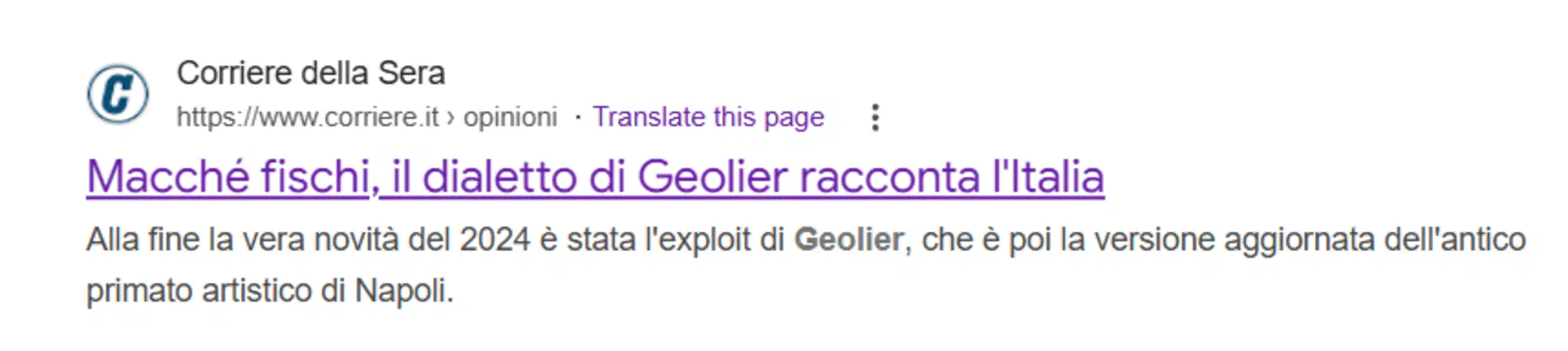 Cazzullo su Geolier nel 2024