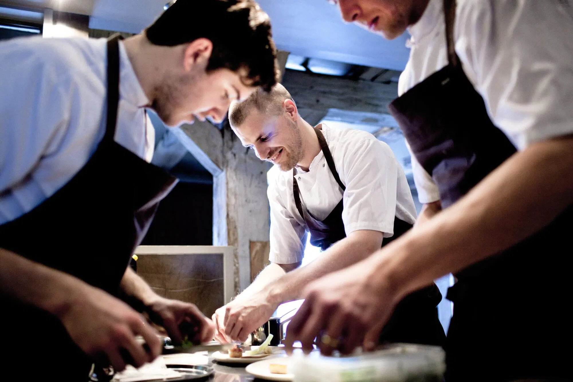 La squadra del Noma al lavoro