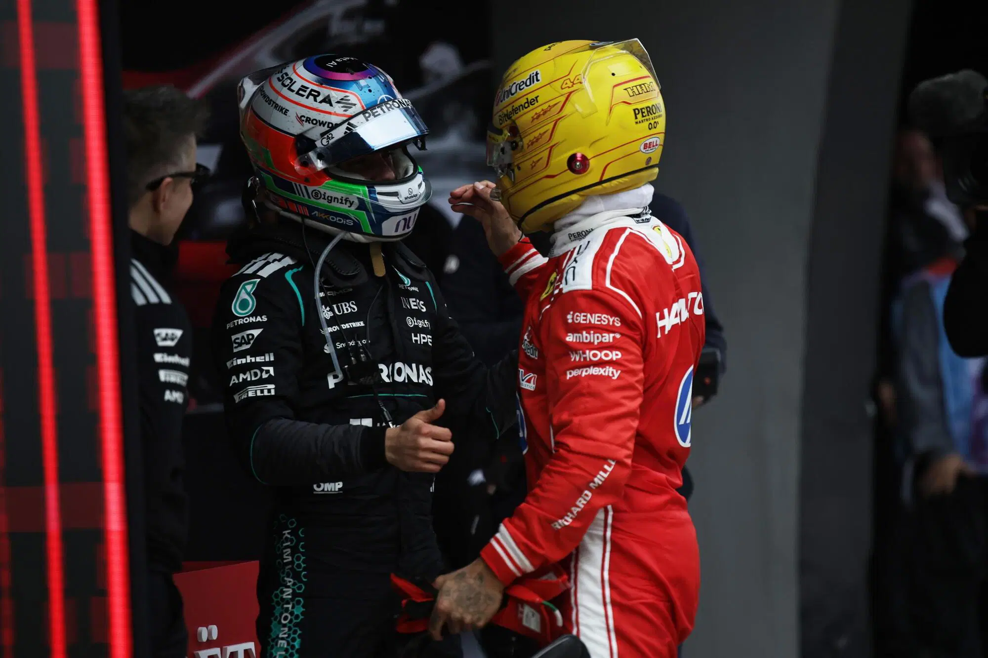 Lewis Hamilton Kimi Antonelli Cina