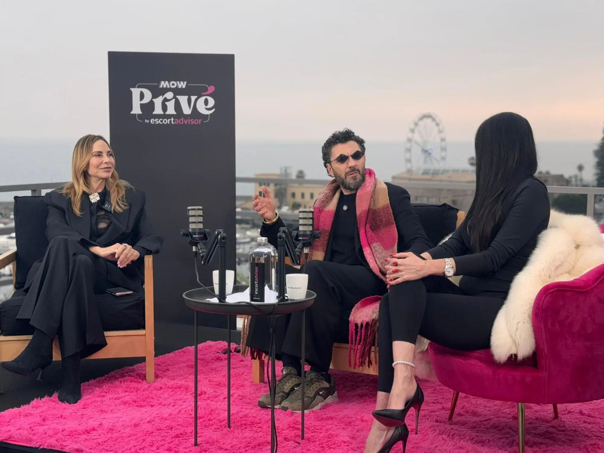 Moreno Pisto con Orlando e Taylor B