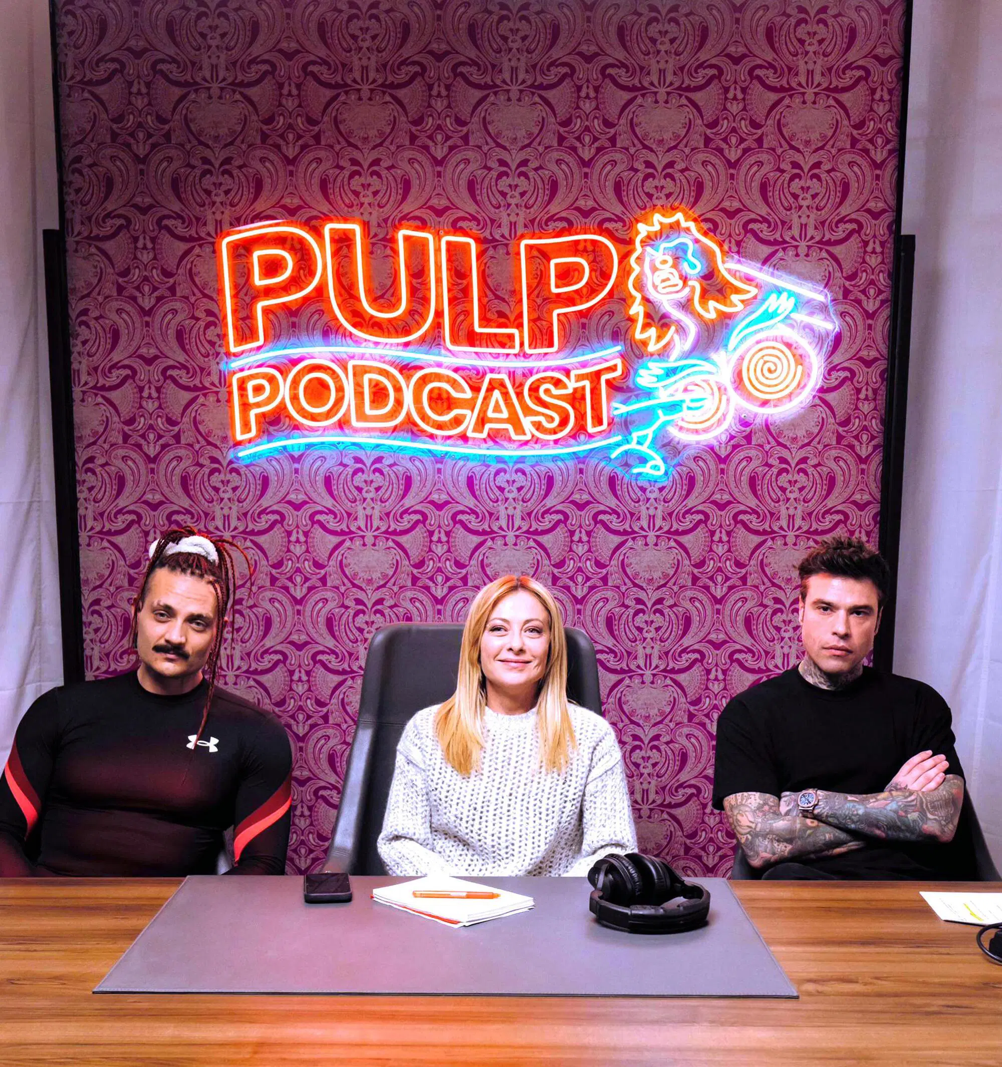Giorgia Meloni a Pulp Podcast