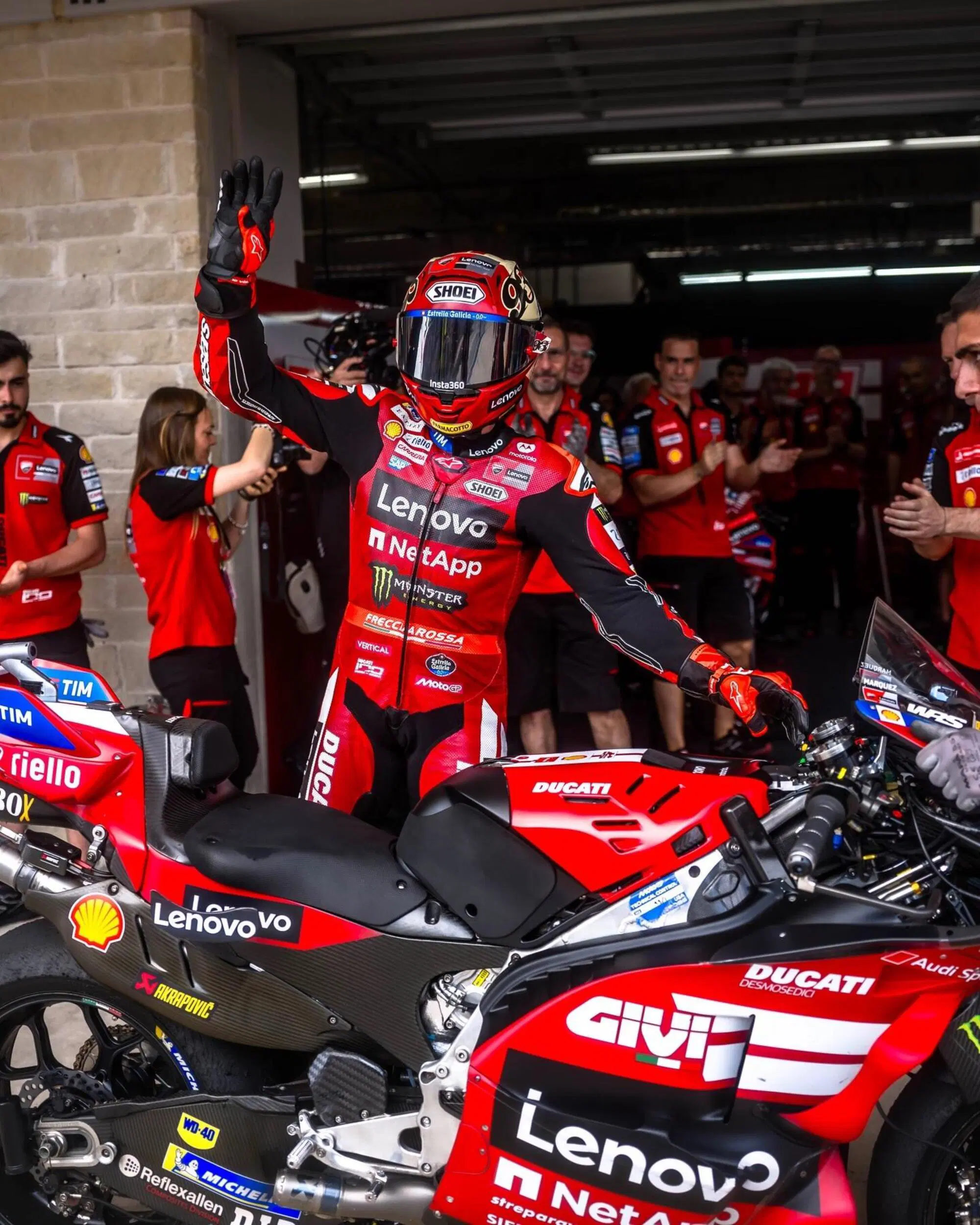 Ducati aerodinamica Aprilia