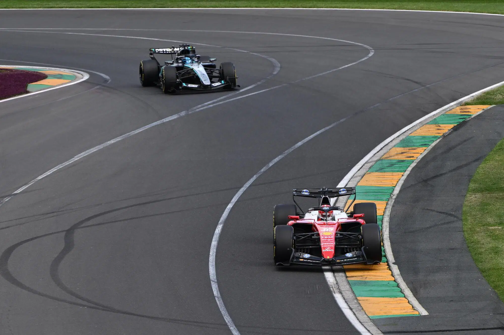 Charles Leclerc George Russell Melbourne