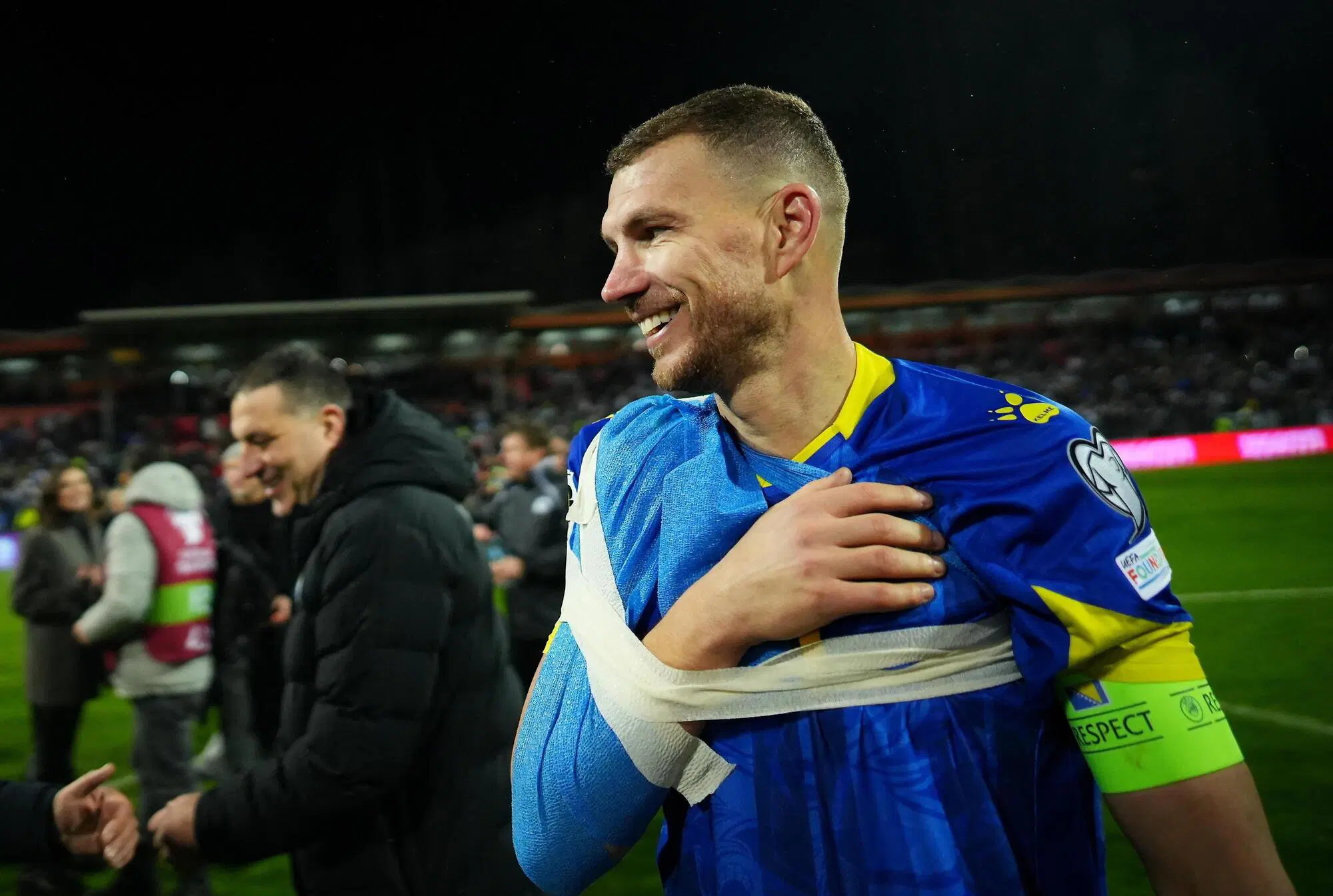 Edin Dzeko, capitano e leggenda della Bosnia