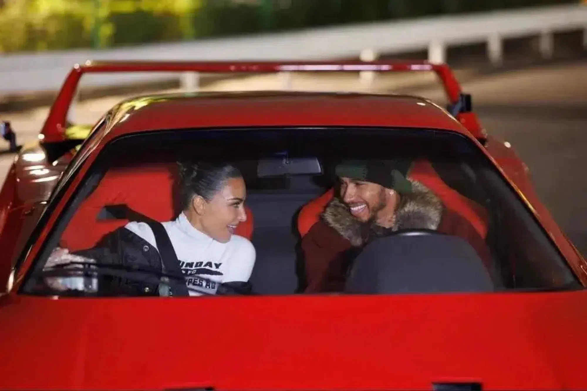 Lewis Hamilton Kim Kardashian