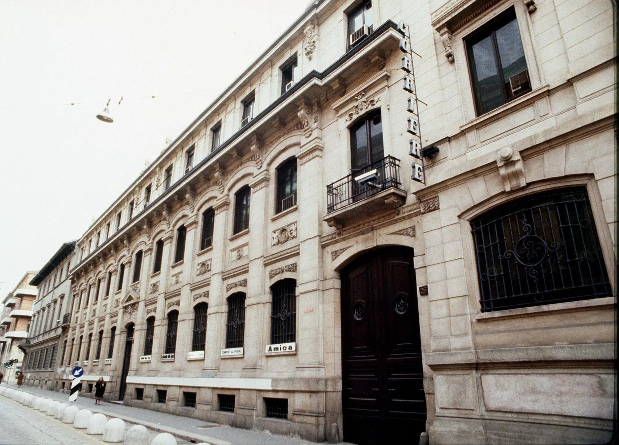 La sede del Corriere di Via Solferino Ansa