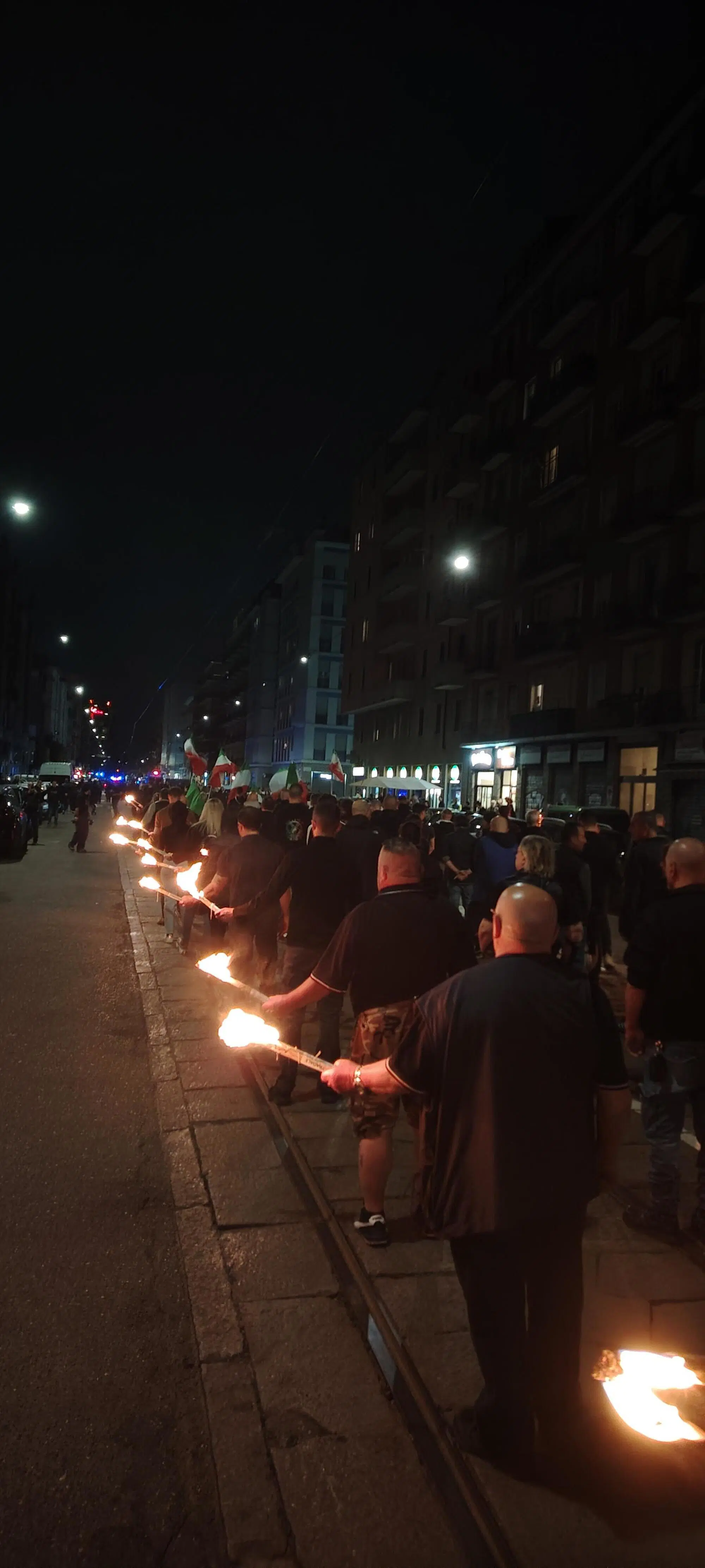 Le torce accese per Sergio Ramelli