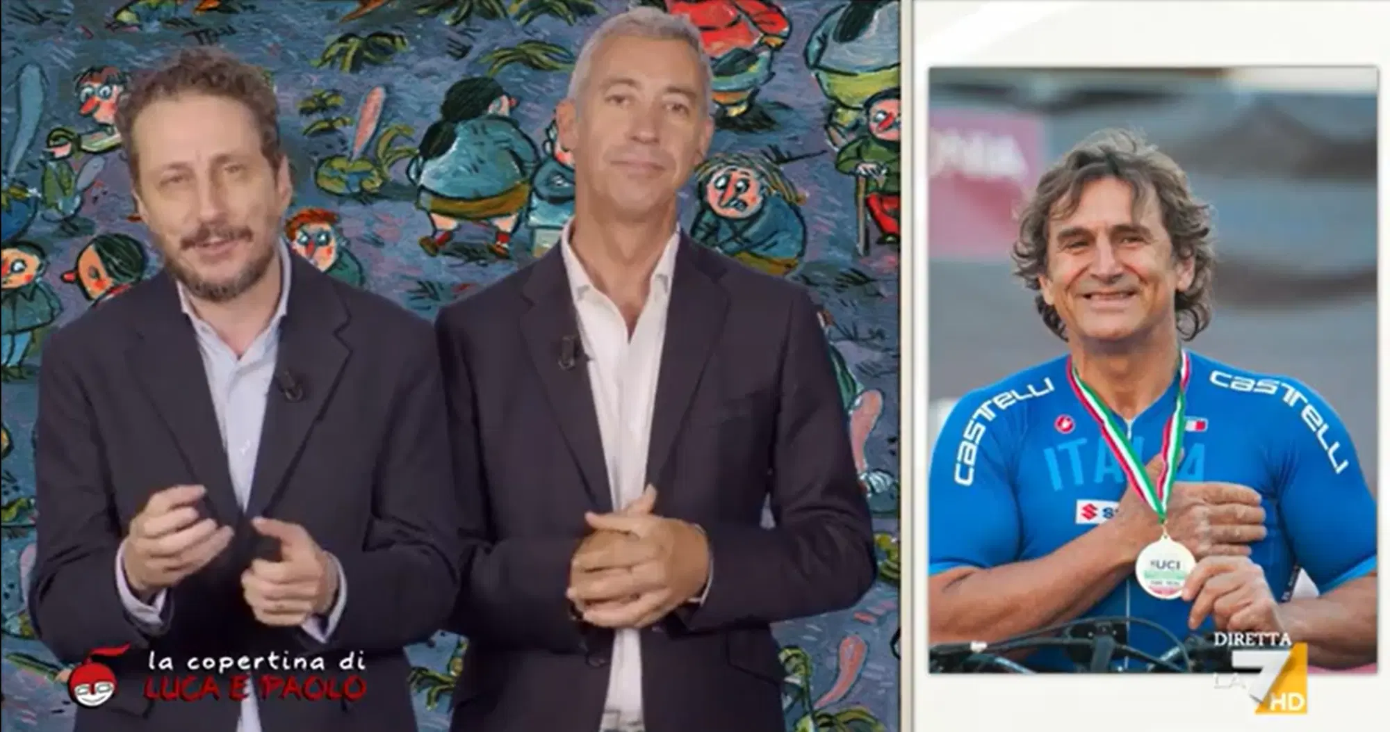 Luca e Paolo ricordano Alex Zanardi a diMarted&igrave;