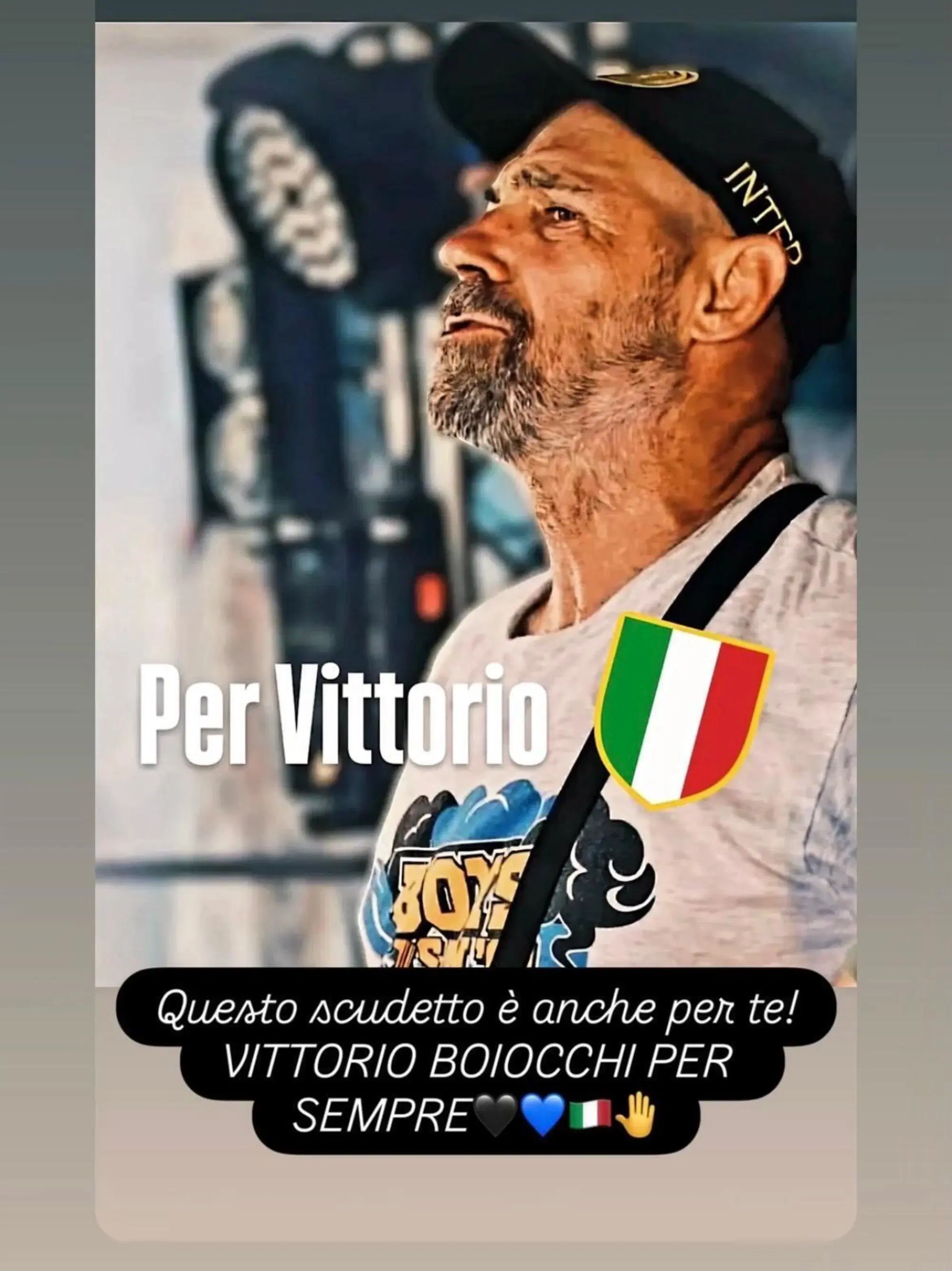 La dedica a Vittorio Boiocchi