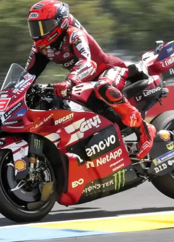 &ldquo;Mai stato il pi&ugrave; veloce di Ducati quest&rsquo;anno&rdquo;: nel venerd&igrave; di Le Mans, Marc Marquez &egrave; fuori dai dieci (e dentro al tunnel?)