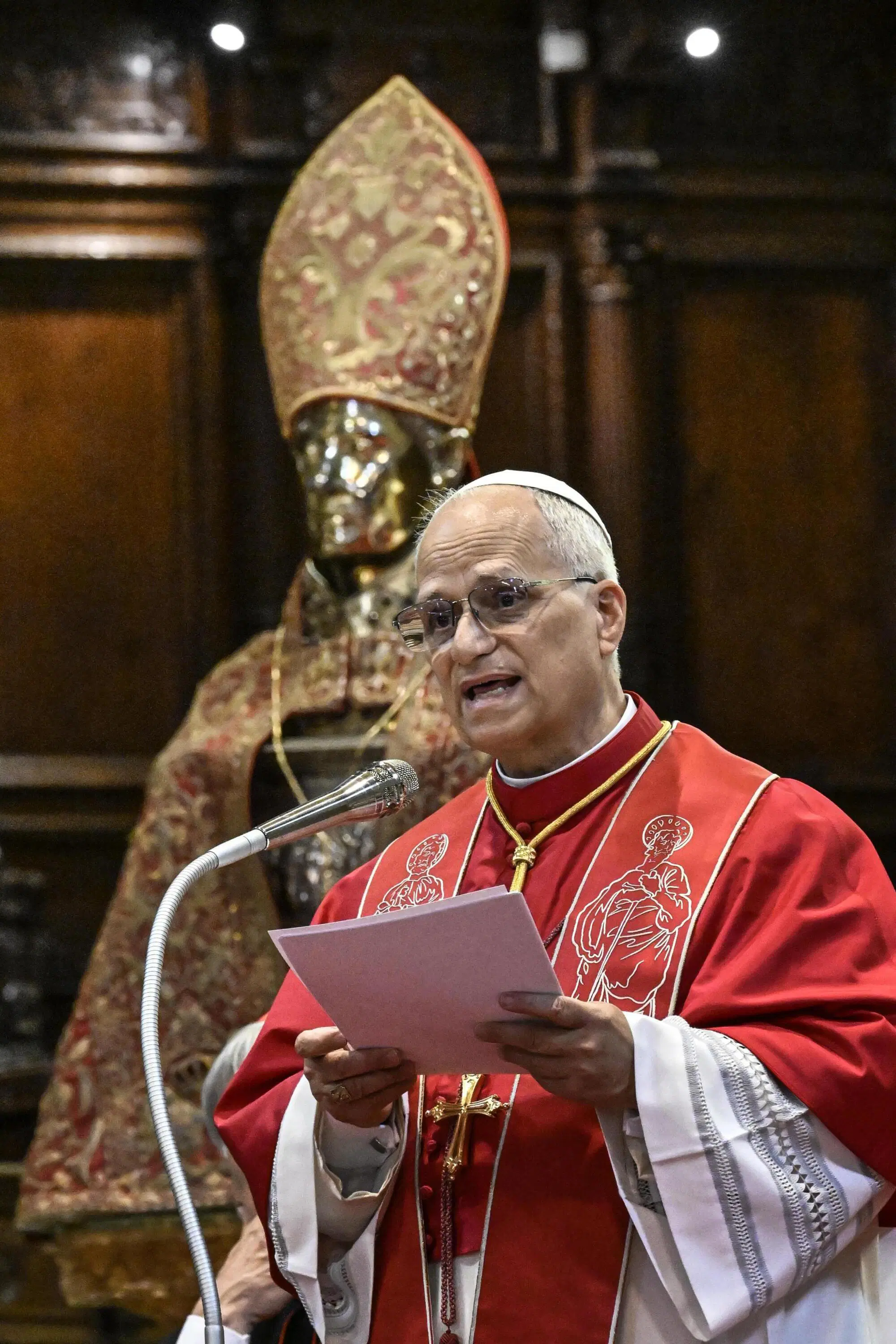  Papa Leone XIV nel Duomo di Napoli