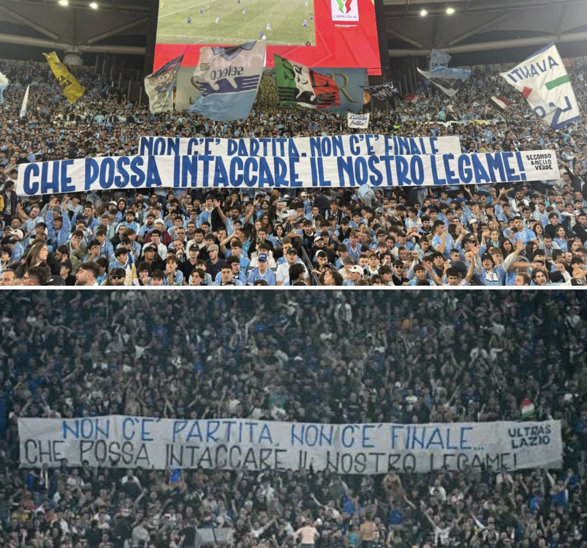 Il gemellaggio tra ultras di Lazio e Inter