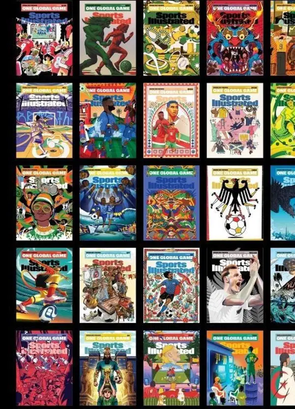 Ma avete visto che figata ha fatto la rivista Sport Illustrated? Per i Mondiali di calcio ha preparato 48 copertine diverse, una per ogni nazionale qualificata