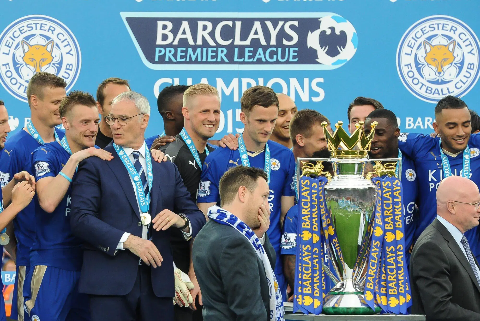 Il Leicester di Claudio Ranieri e Jamie Vardy campione d'Inghilterra