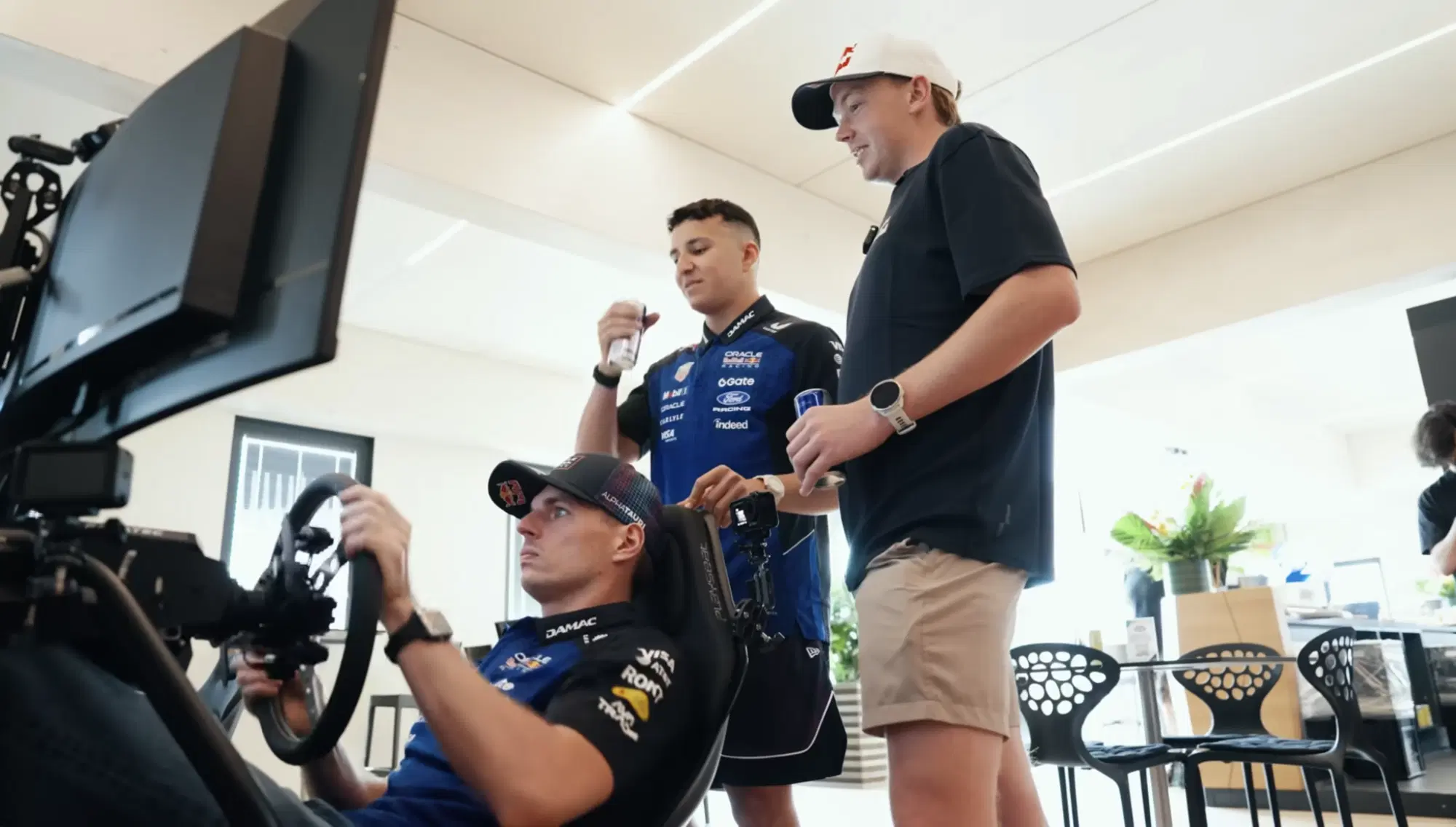 Max verstappen Simulatore Red Bull