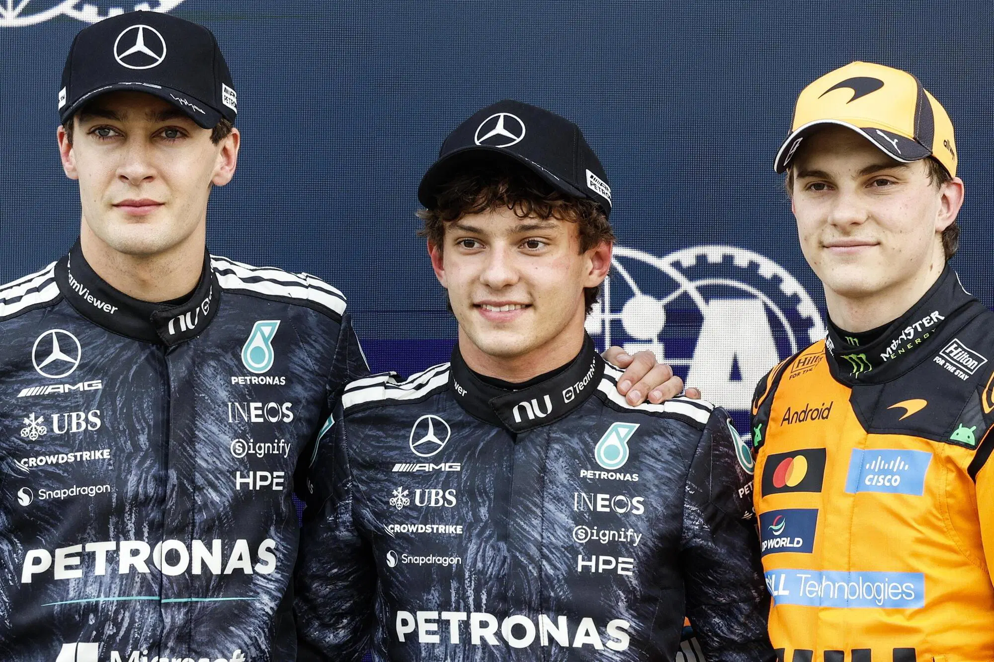 Kimi Antonelli Oscar Piastri George Russel