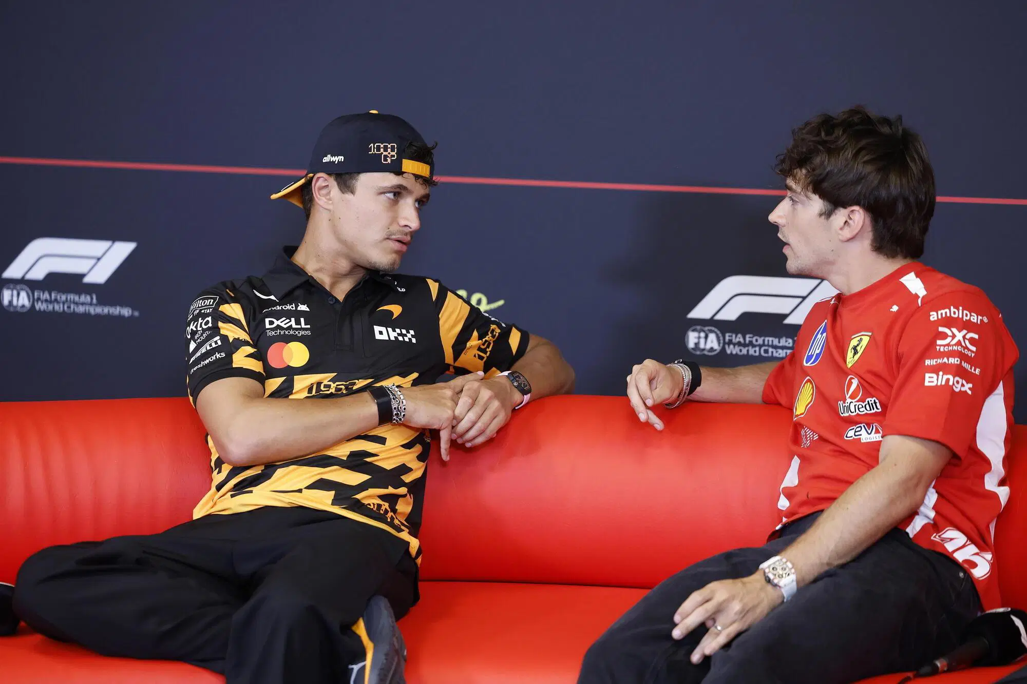 Charles Leclerc Lando Norris Monaco