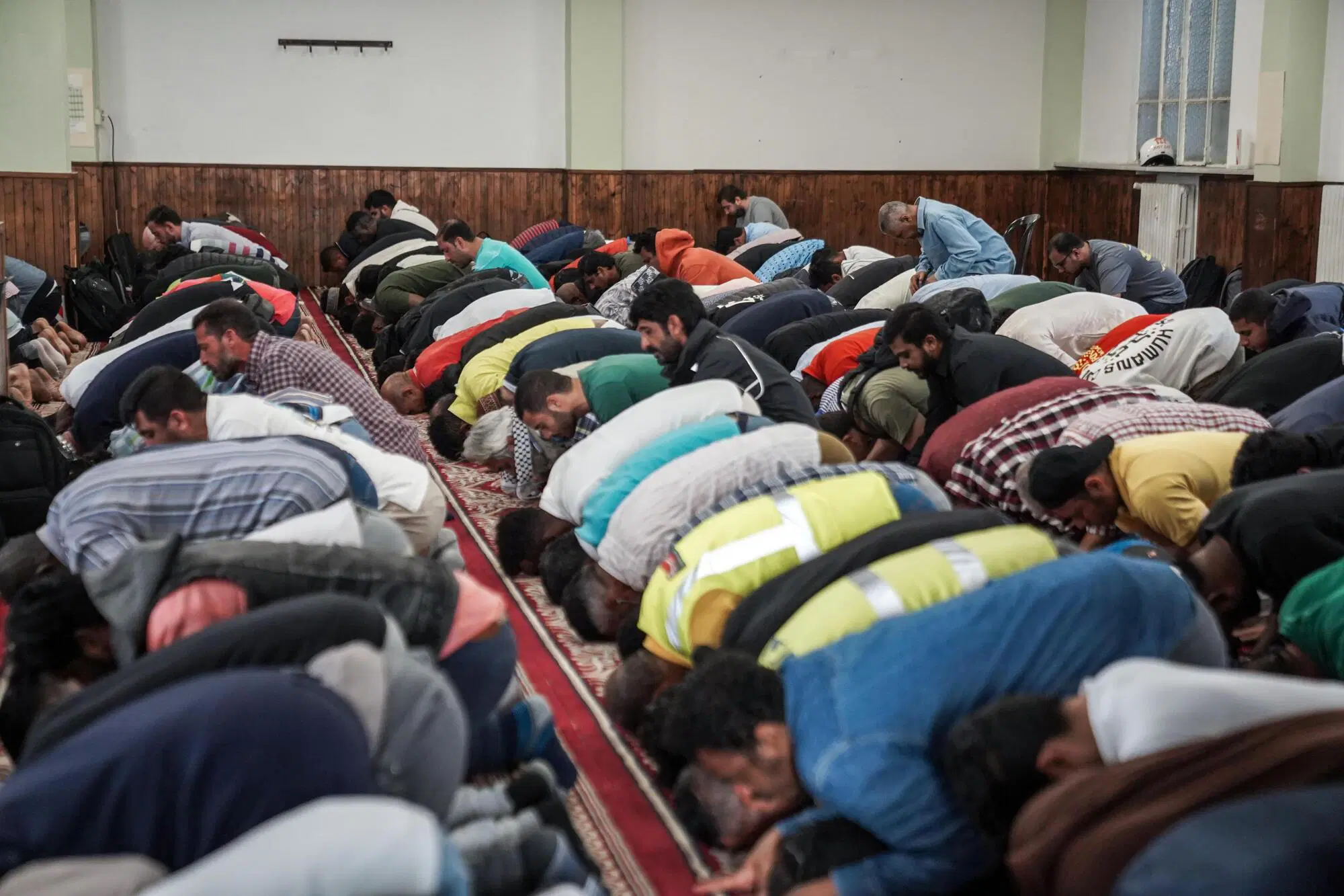 La preghiera in moschea