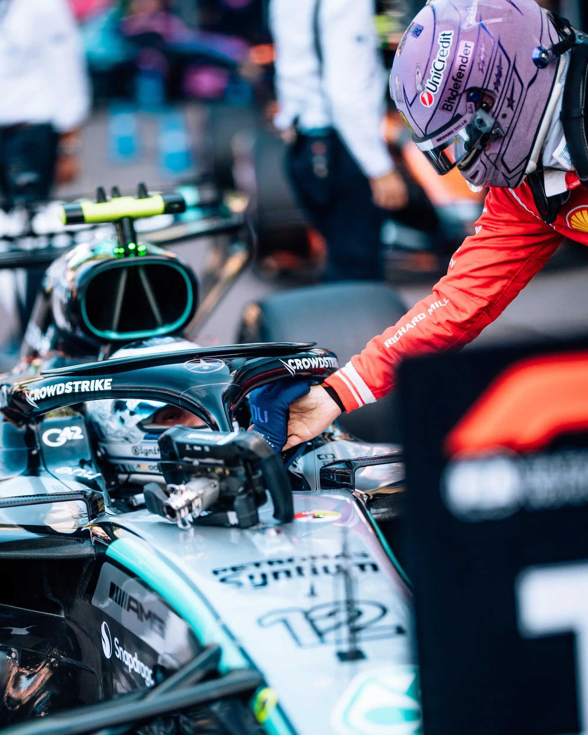 Kimi Antonelli Lewis Hamilton Monaco