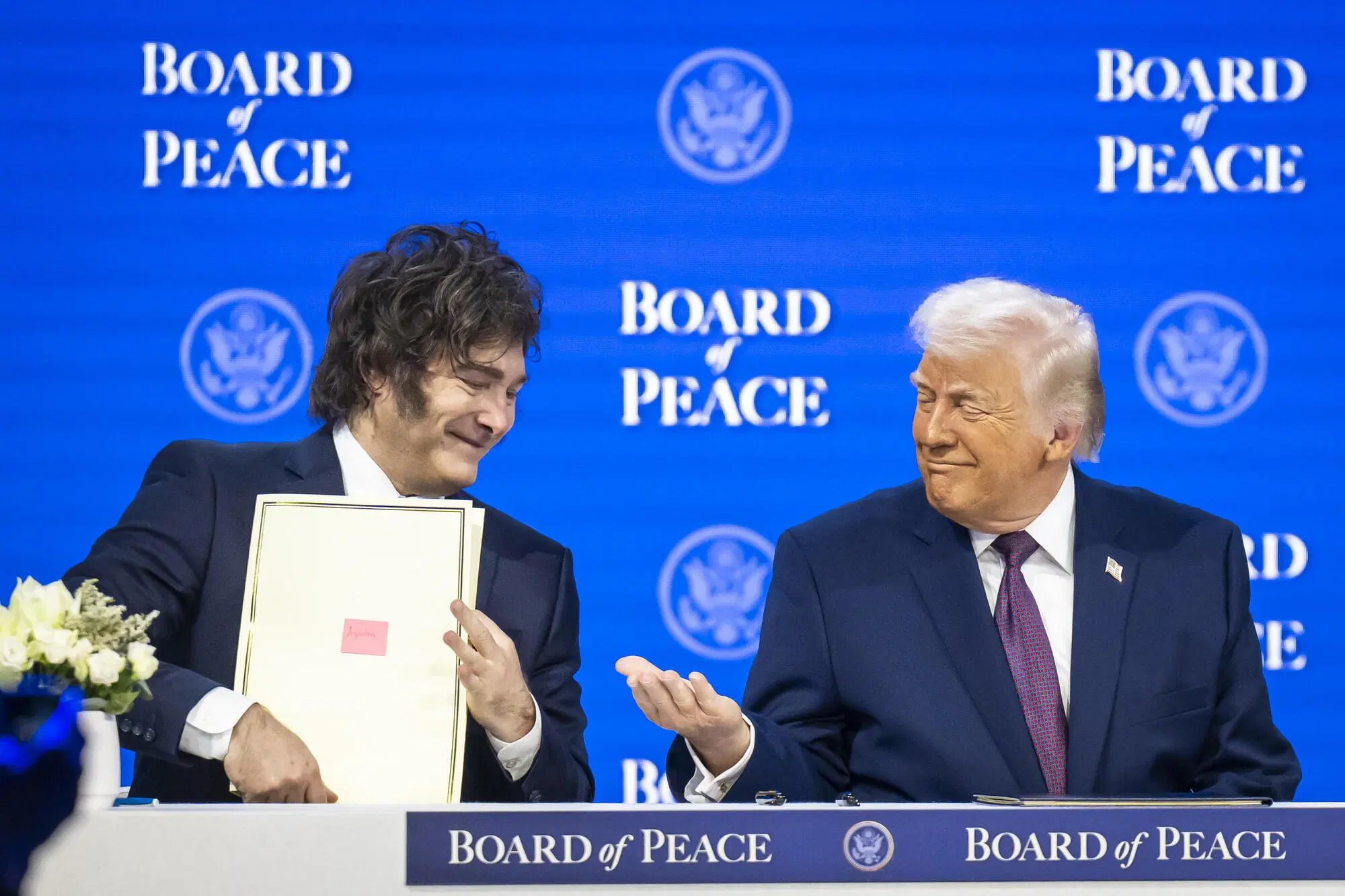 Javier Milei e Donald Trump