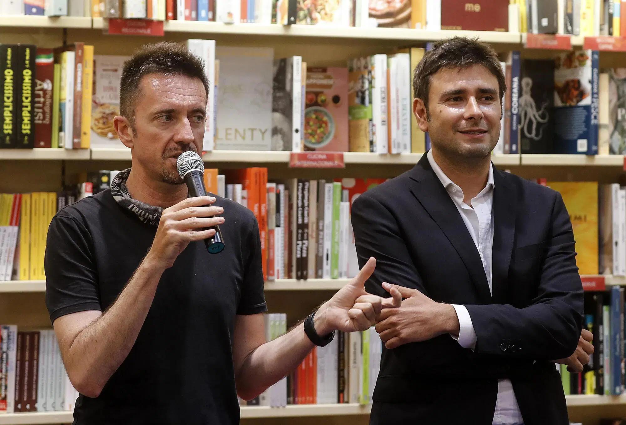 Andrea Scanzi e Alessandro Di Battista