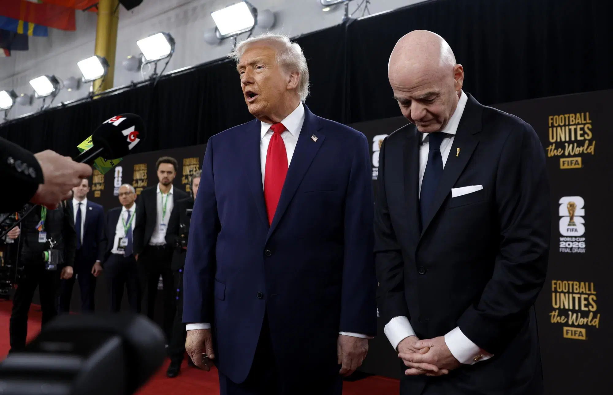 Donald Trump e Gianni Infantino