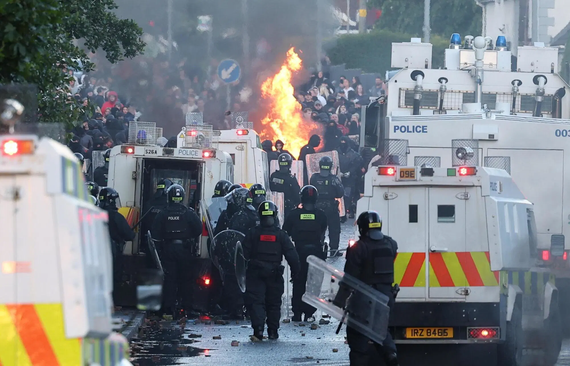 Le proteste a Belfast