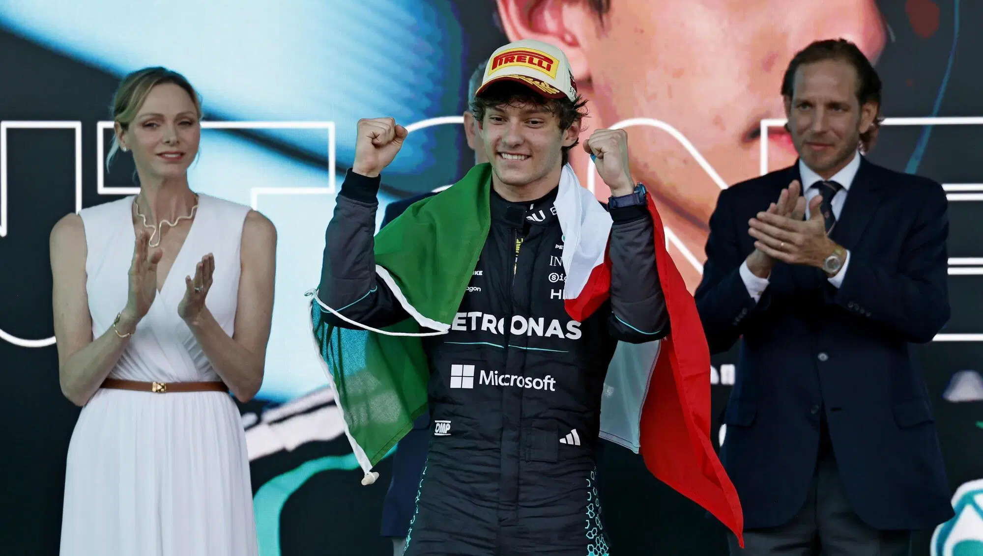 Kimi Antonelli Monaco Podio