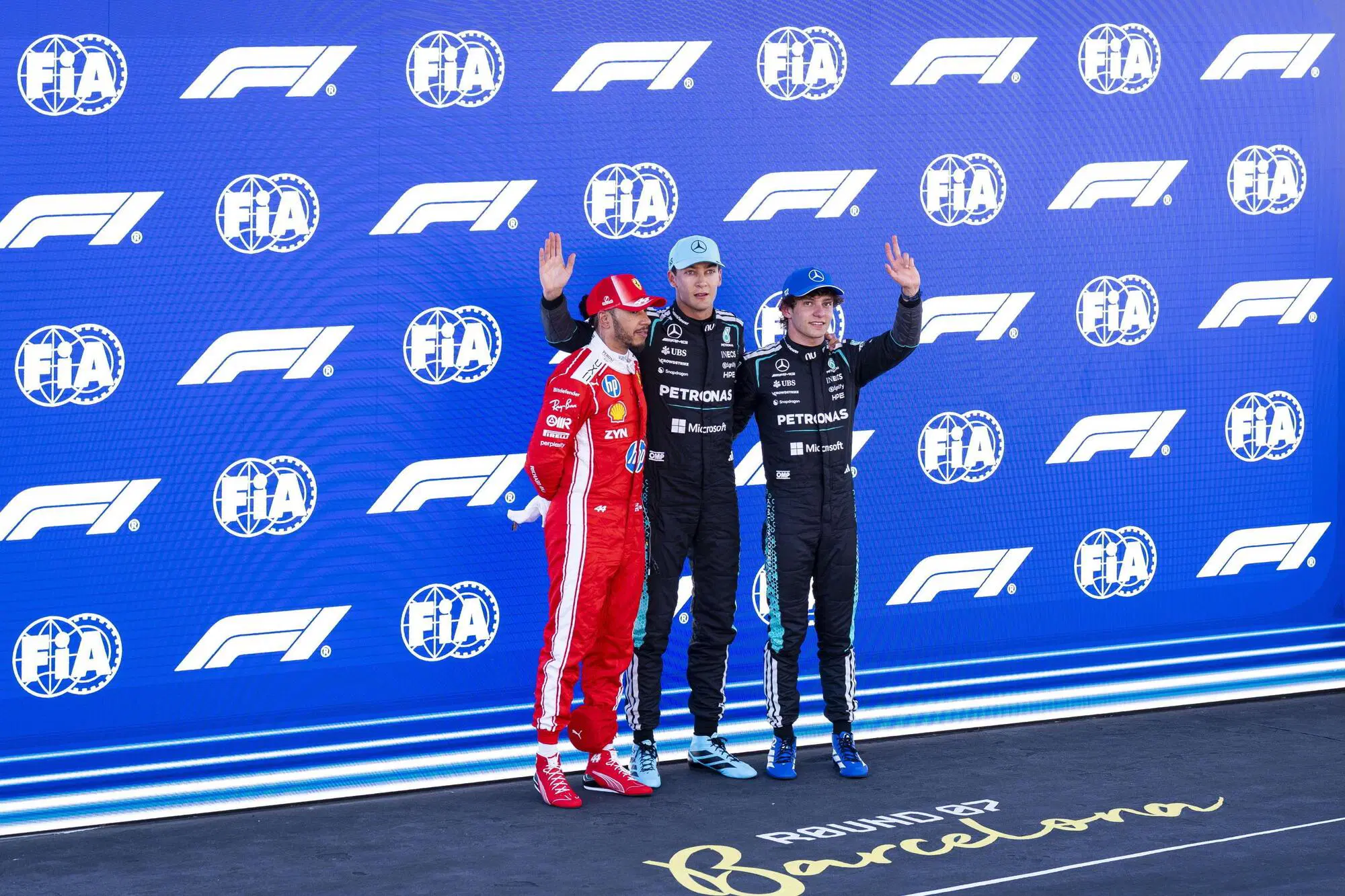 Kimi Antonelli a Barcellona, 2026.