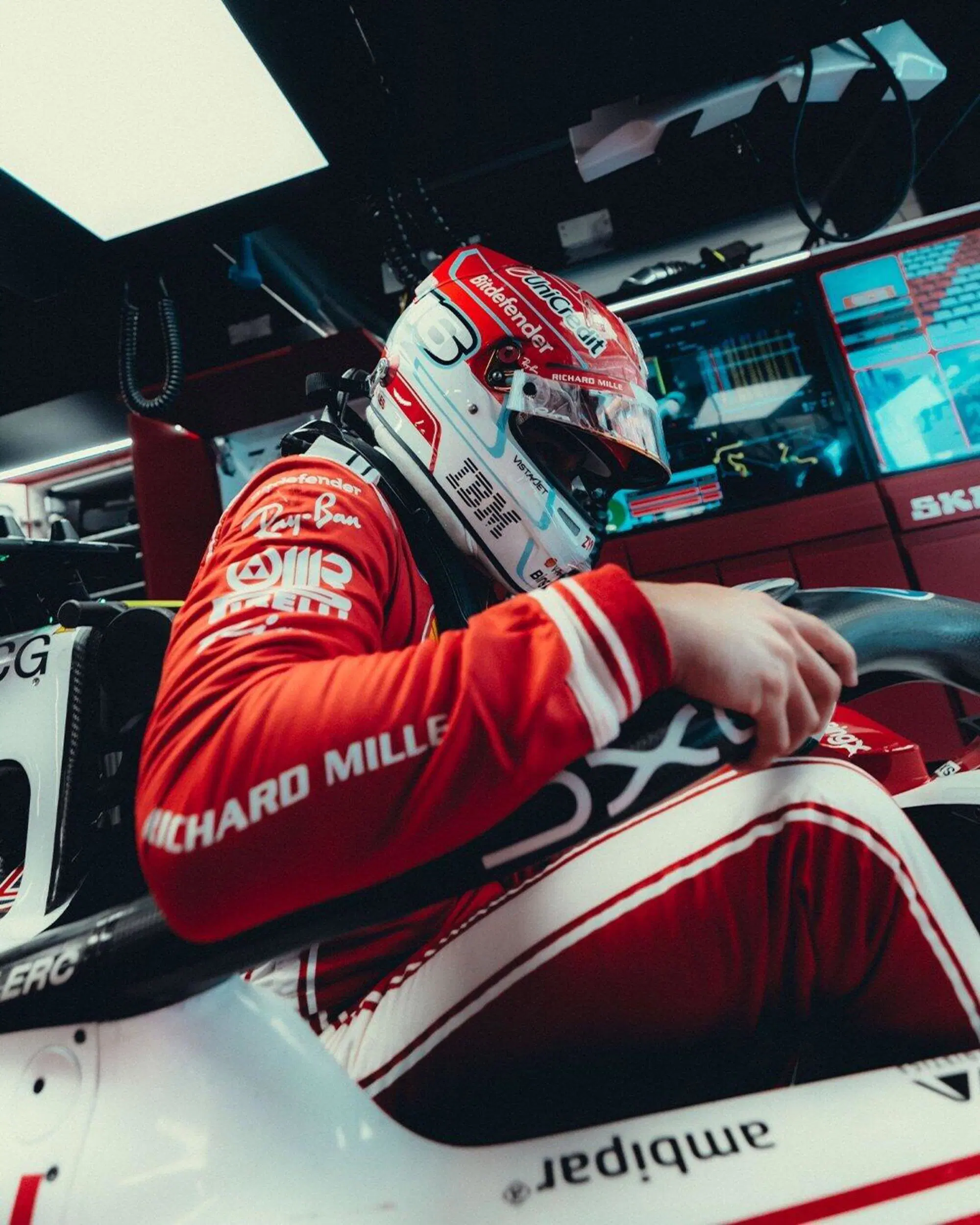 Charles Leclerc a Barcellona, 2026. 