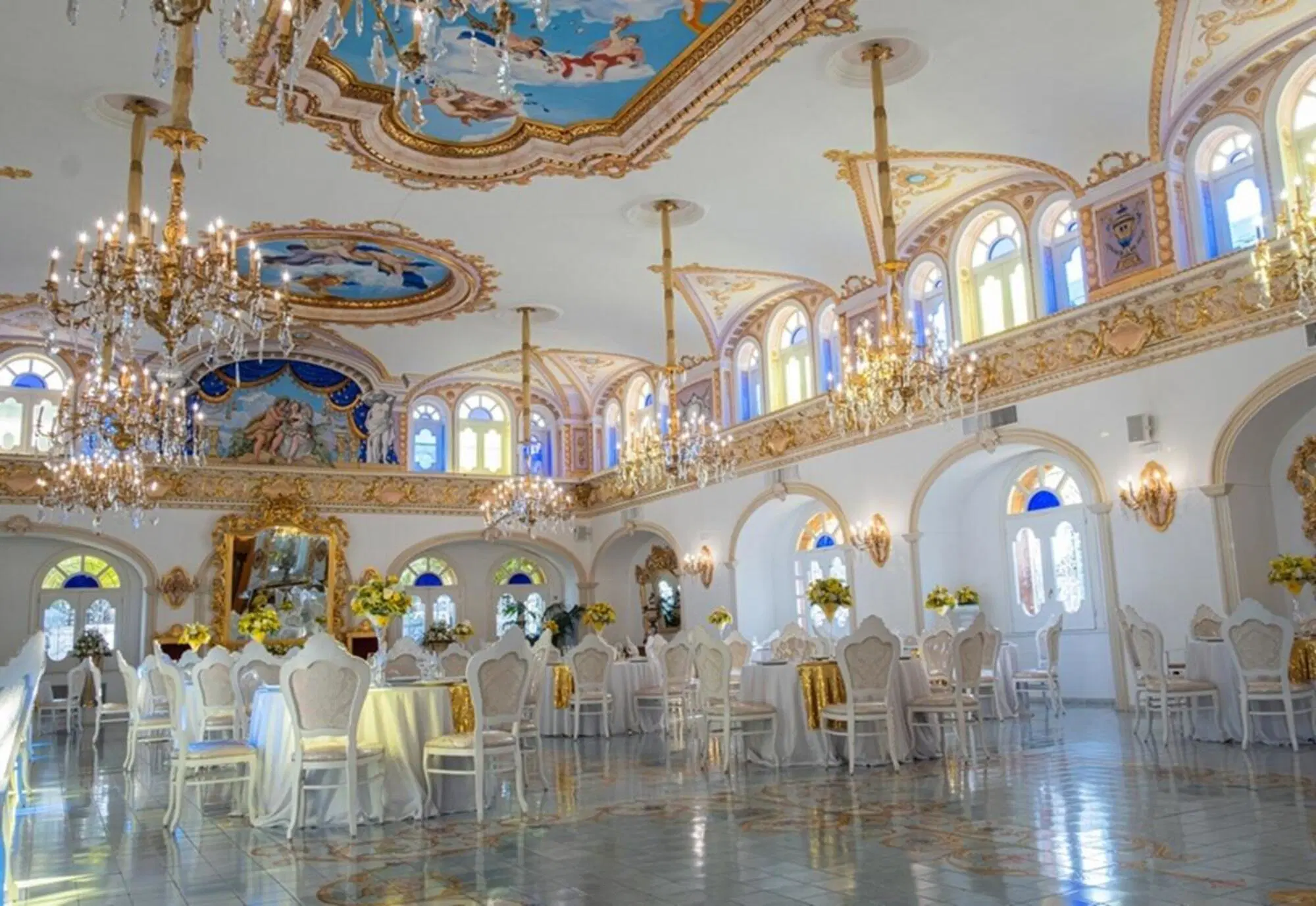 Il salone dell'hotel La Sonrisa