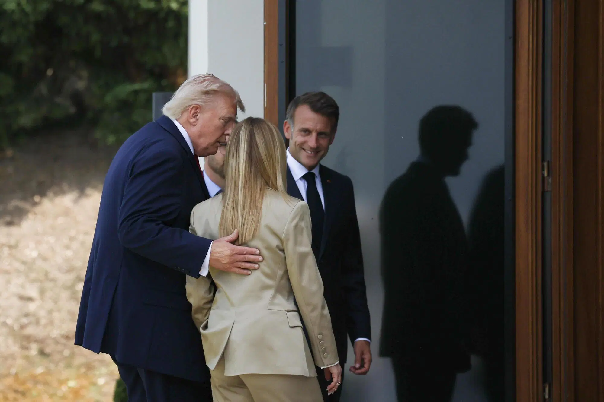 Giorgia Meloni e Donald Trump