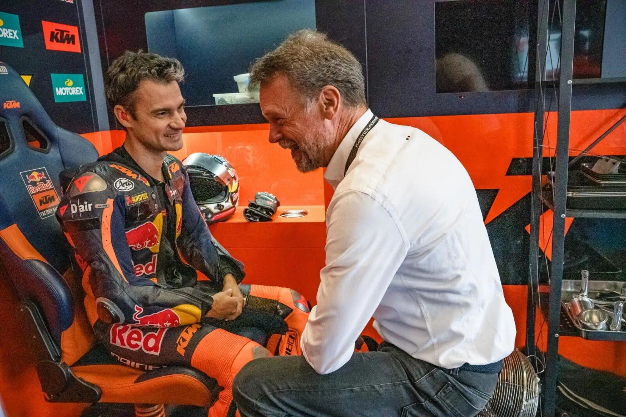 Giorgio Barbier con Dani Pedrosa