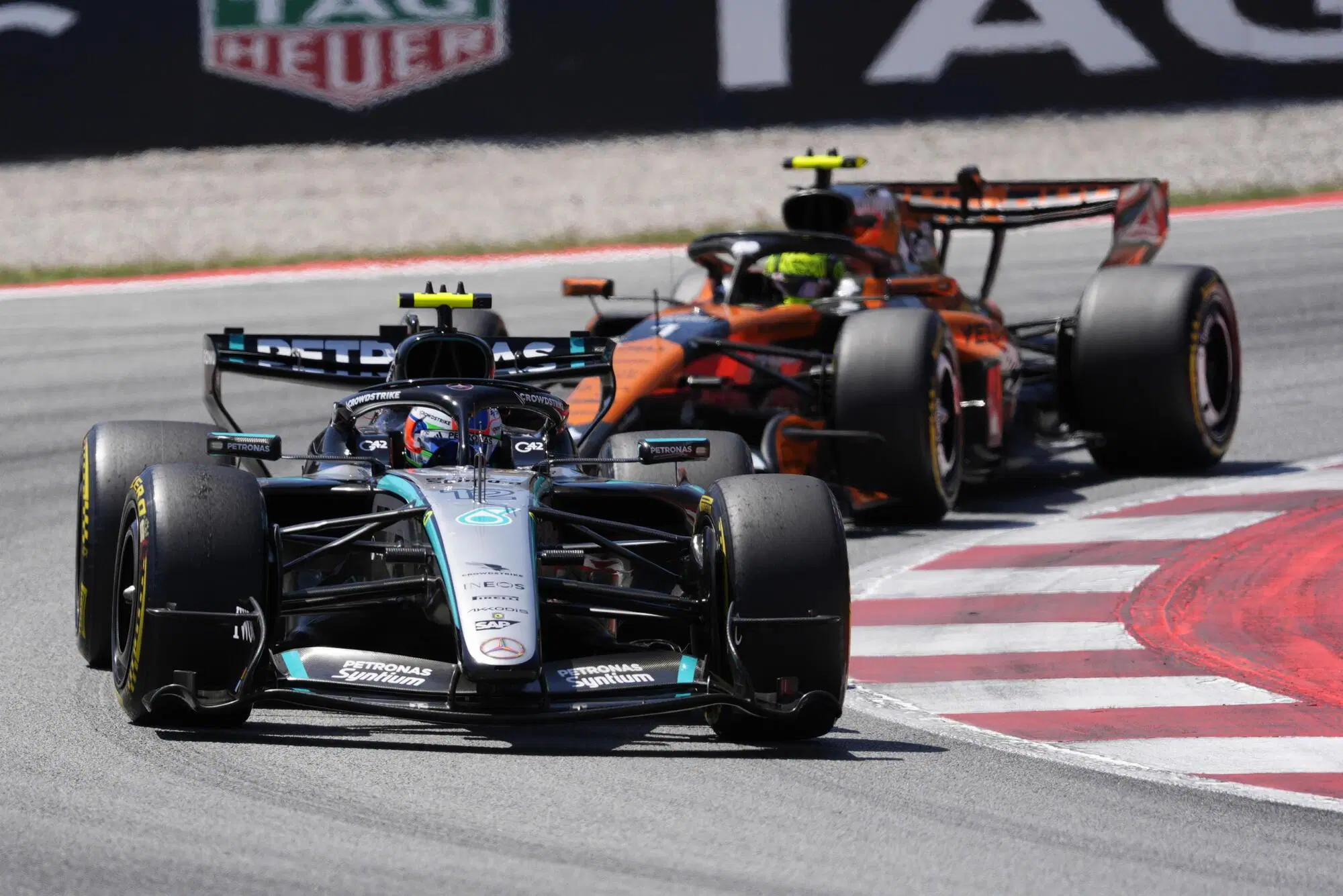Kimi Antonelli Lando Norris Barcellona