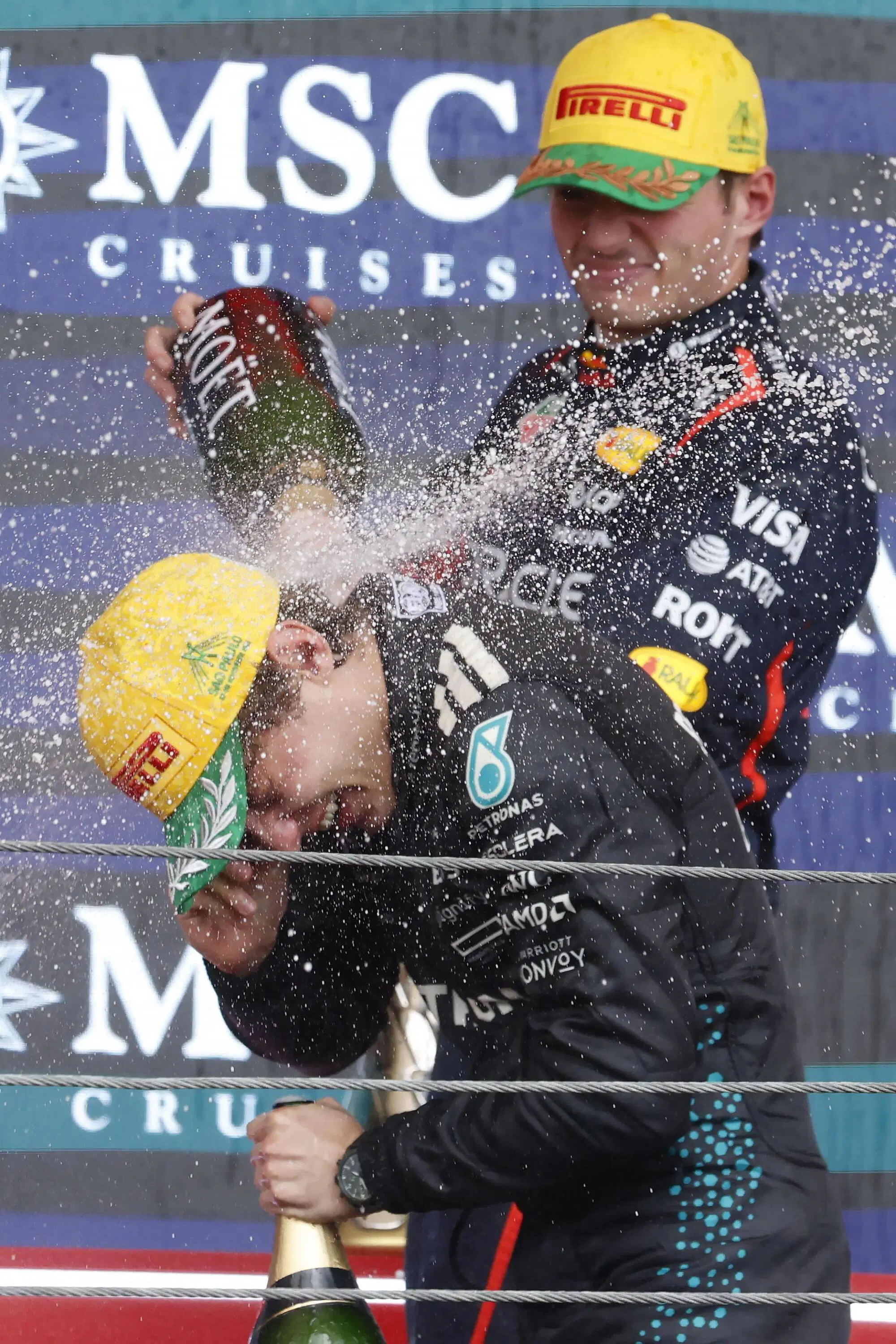 Kimi Antonelli Max Verstappen Brasile 2025