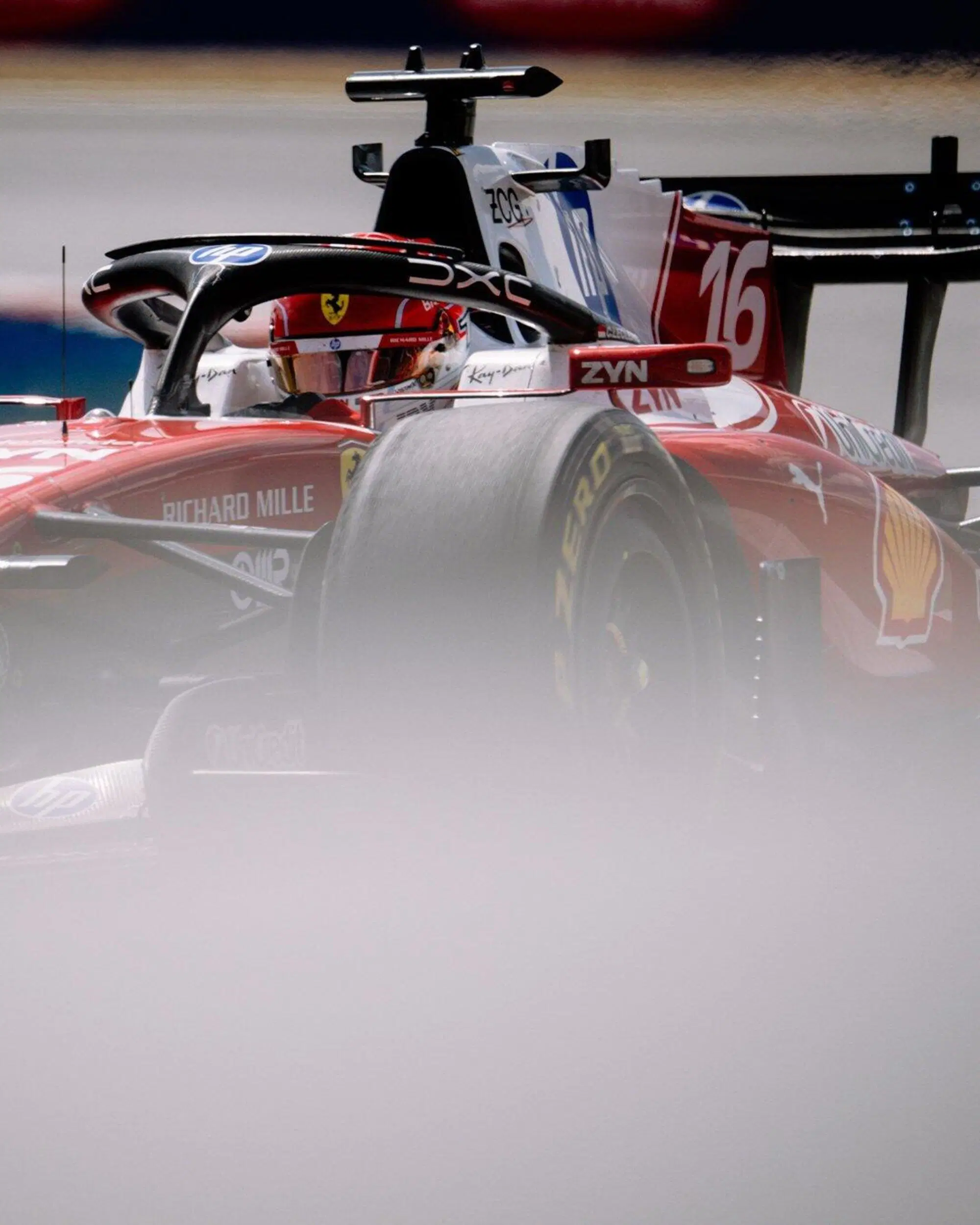 Charles Leclerc Silverstone Ferrari