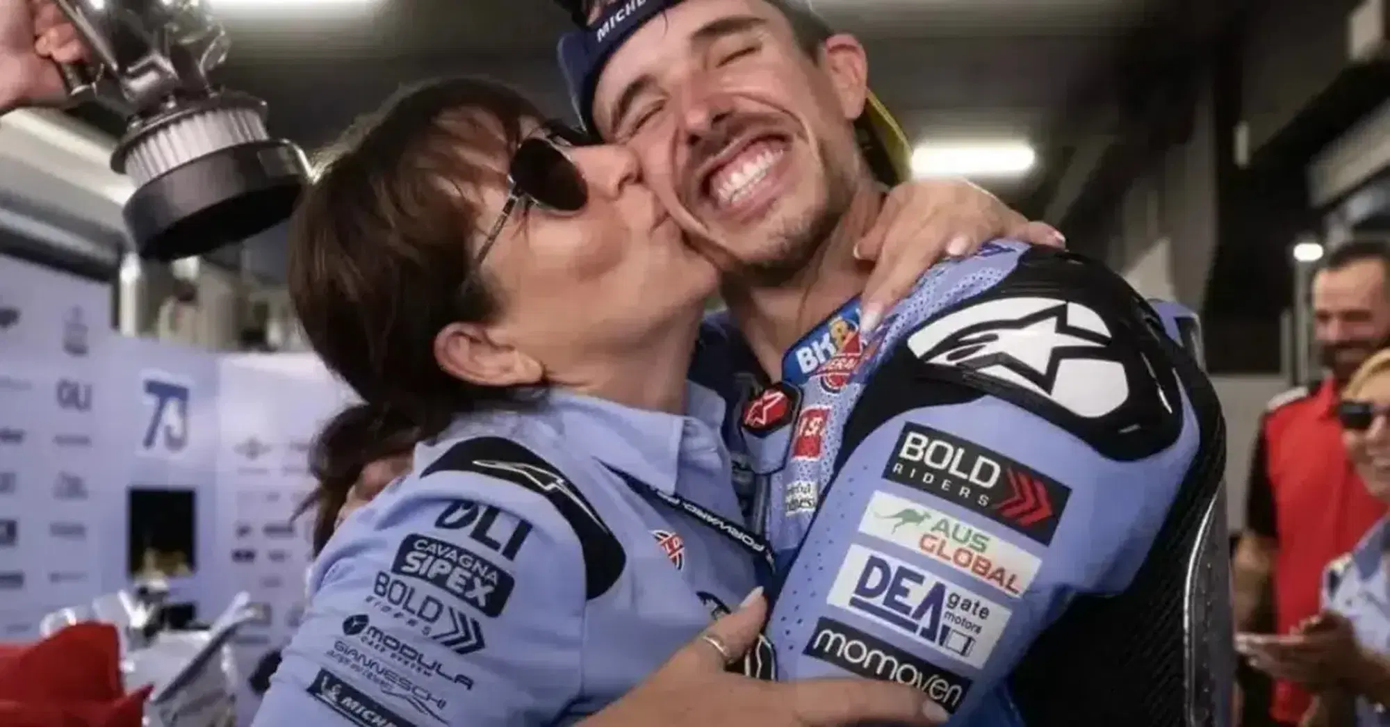 Nadia Padovani e Alex Marquez.