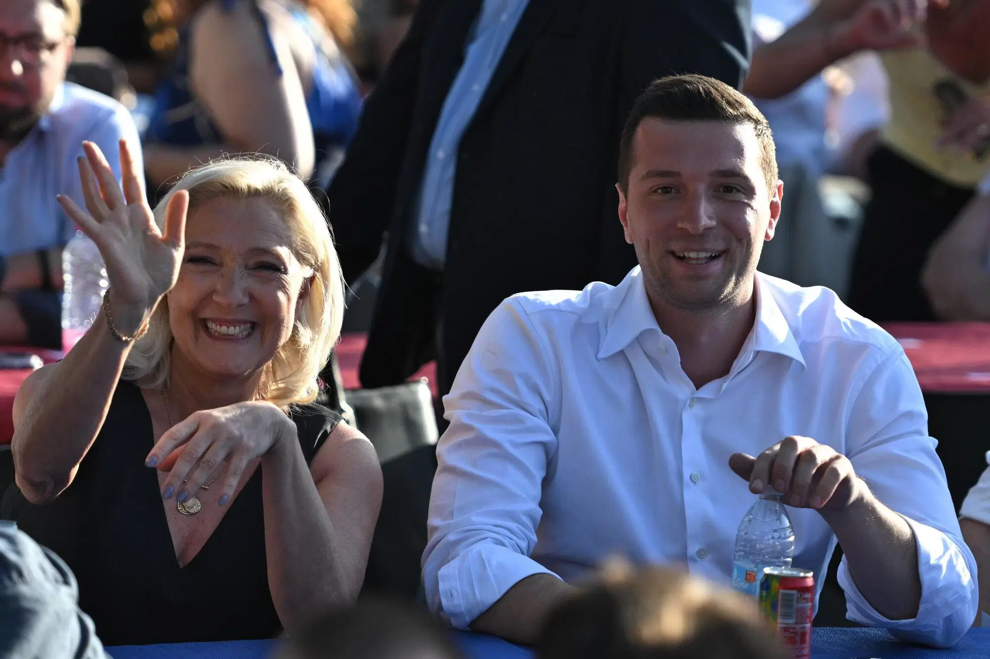 Marine Le Pen e Jordan Bardella