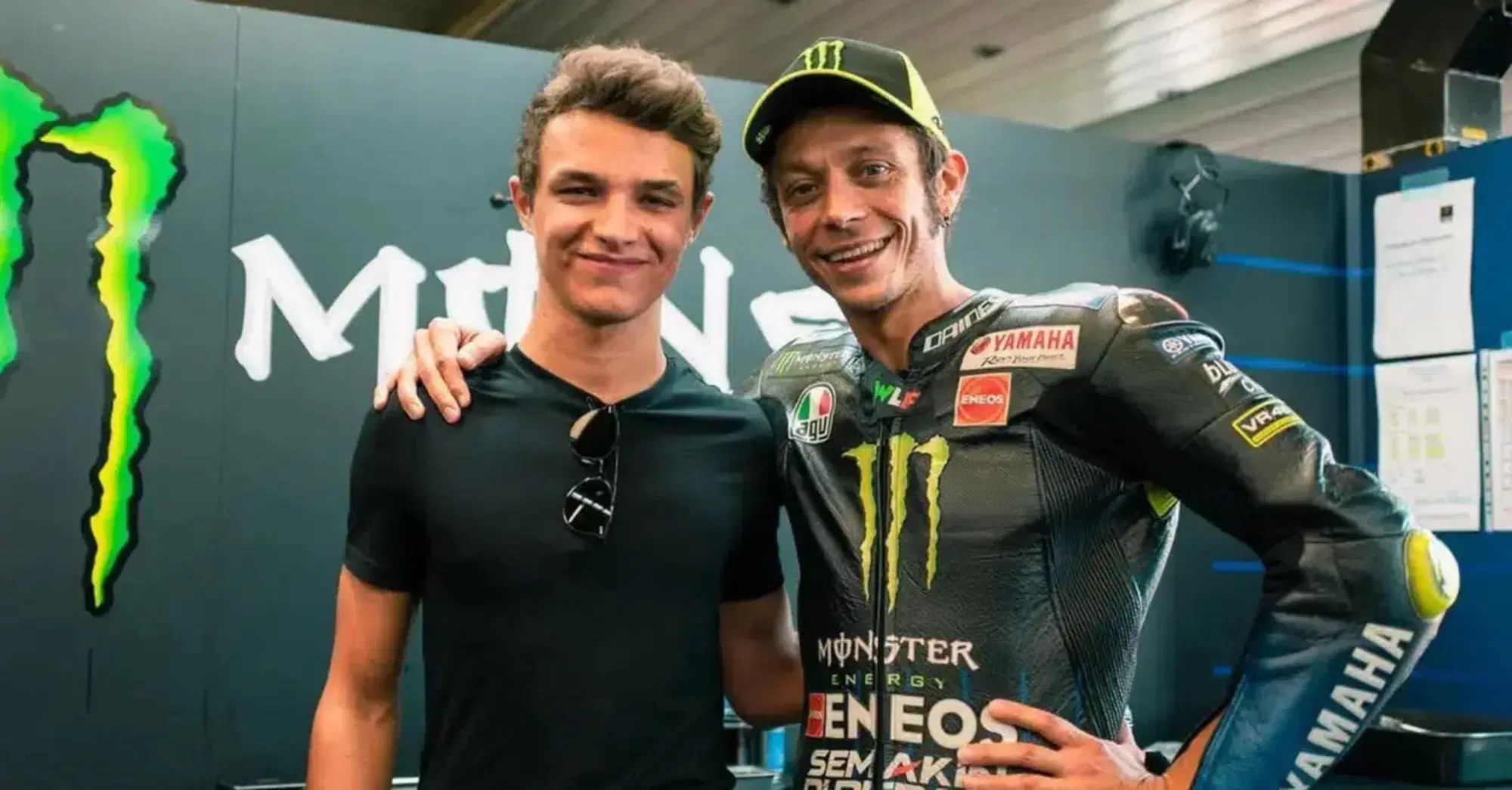 Lando Norris Valentino Rossi 
