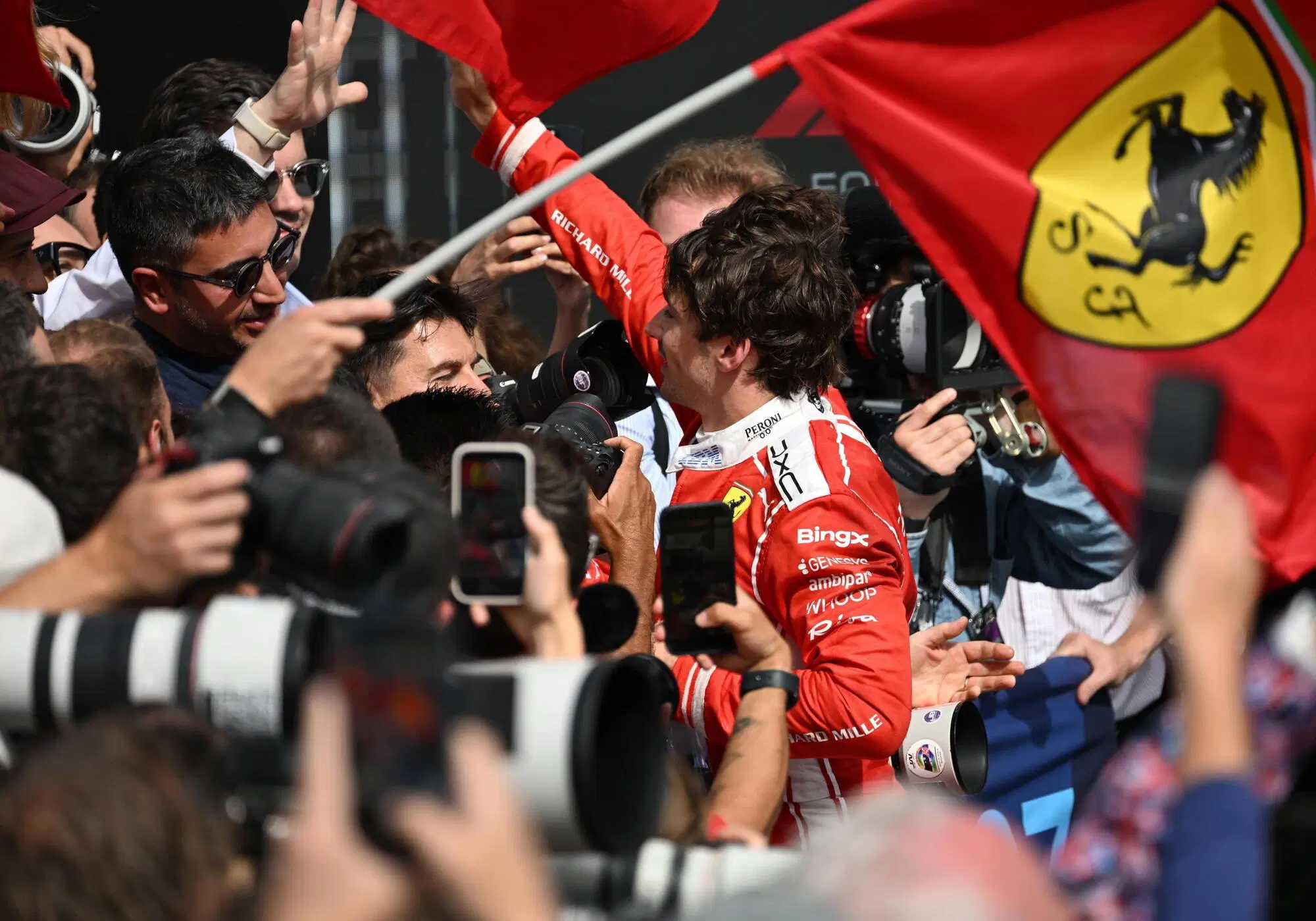 Charles Leclerc vittoria Silverstone Ferrari